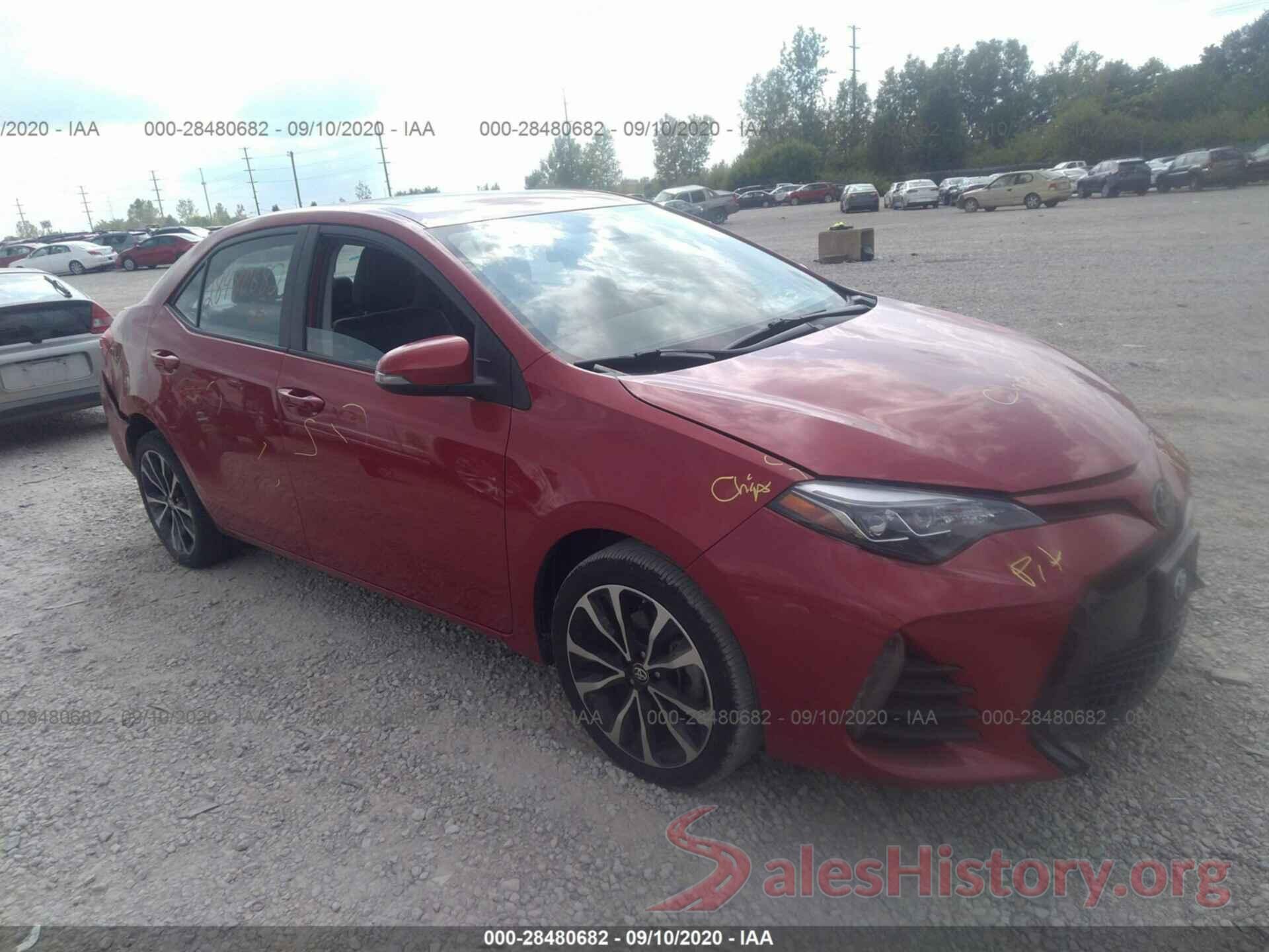 2T1BURHE2KC172606 2019 TOYOTA COROLLA