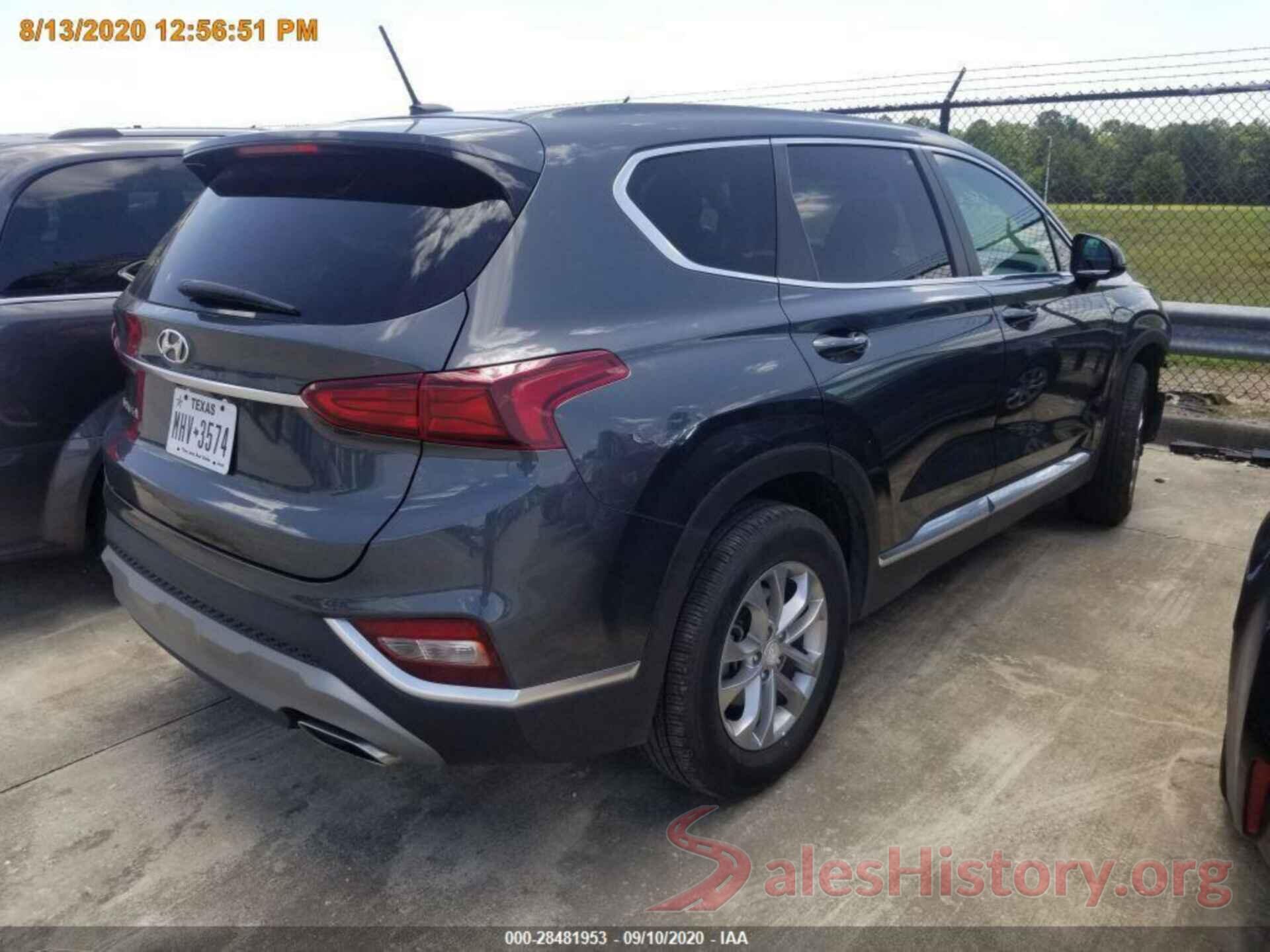 5NMS23AD0LH170577 2020 HYUNDAI SANTA FE