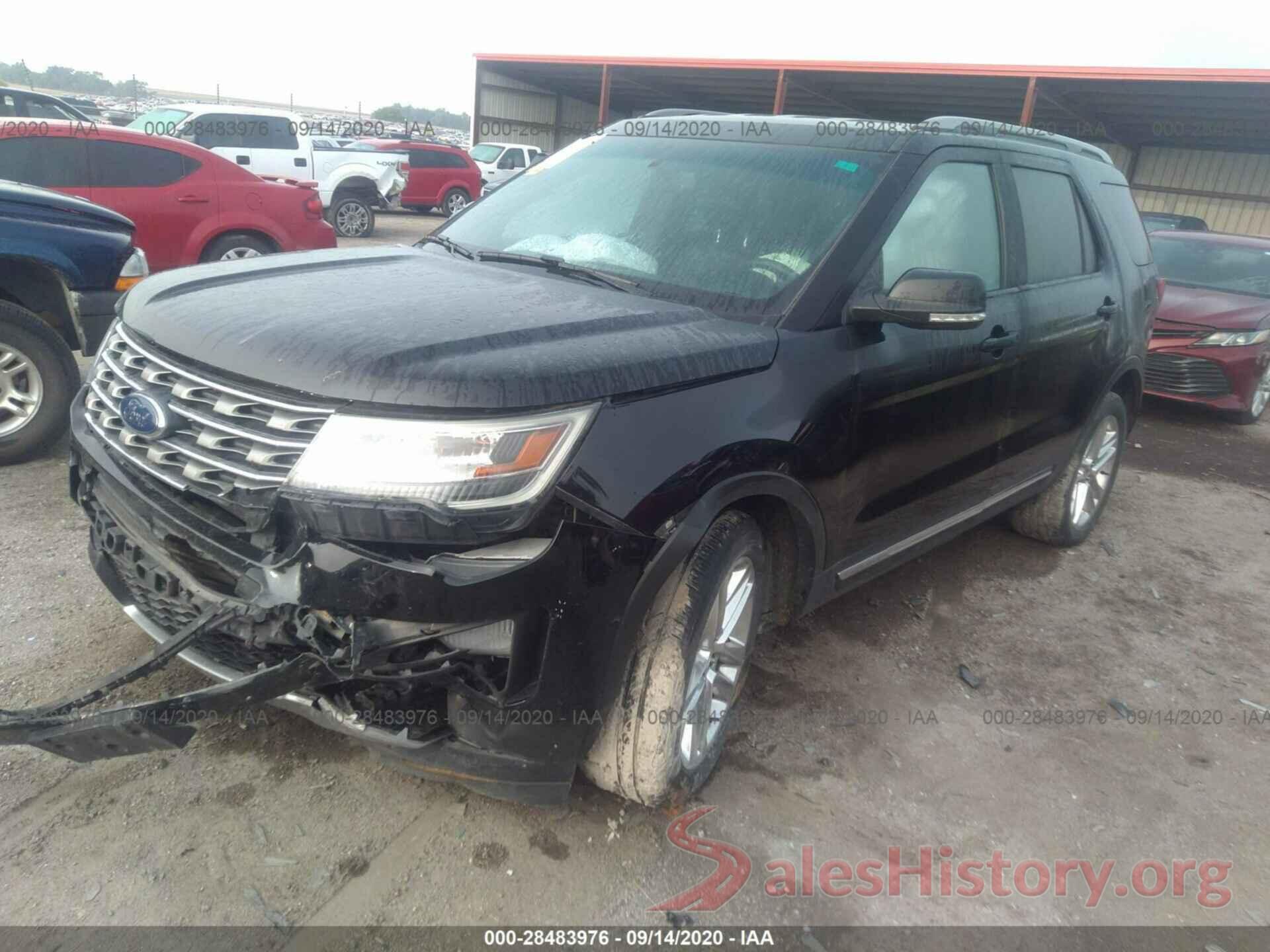 1FM5K8D82HGA93438 2017 FORD EXPLORER