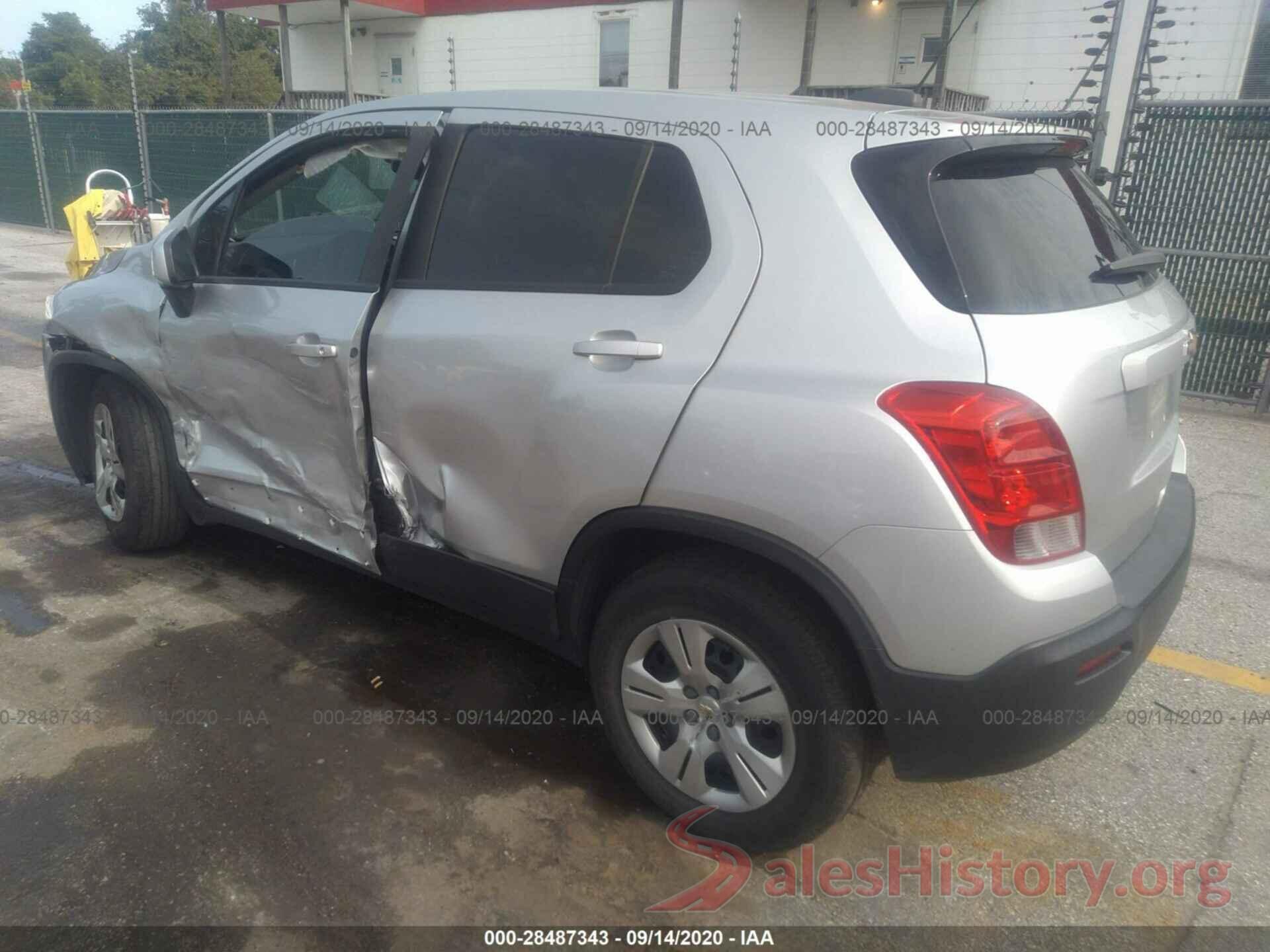 KL7CJKSB1GB762009 2016 CHEVROLET TRAX