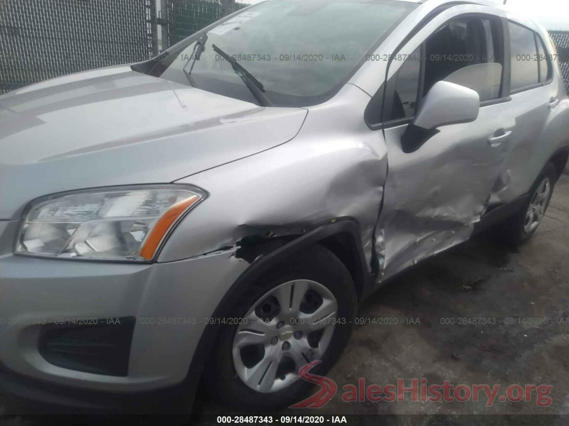 KL7CJKSB1GB762009 2016 CHEVROLET TRAX