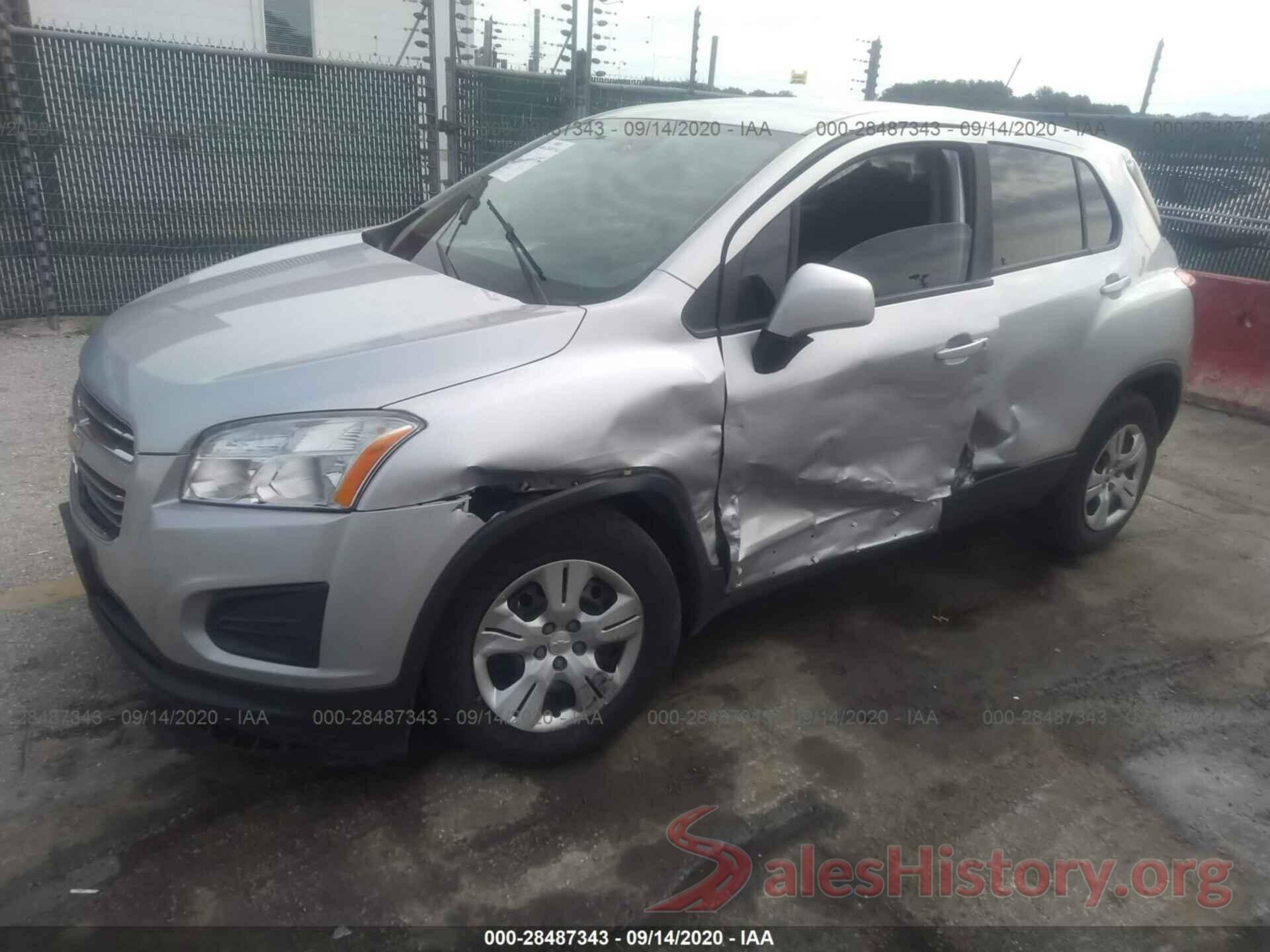 KL7CJKSB1GB762009 2016 CHEVROLET TRAX