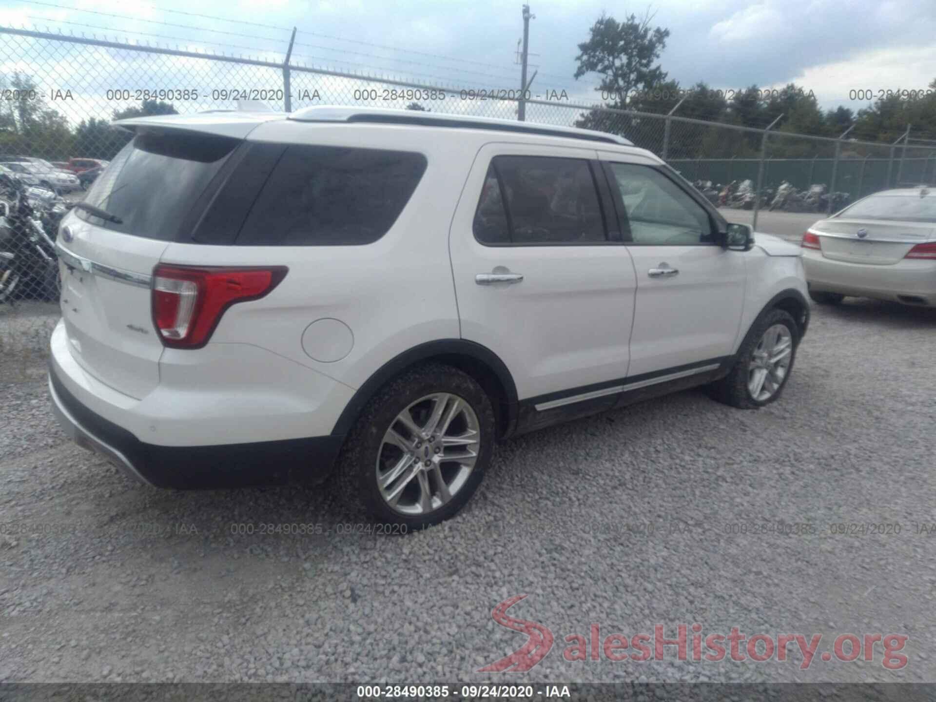 1FM5K8F84HGD38043 2017 FORD EXPLORER