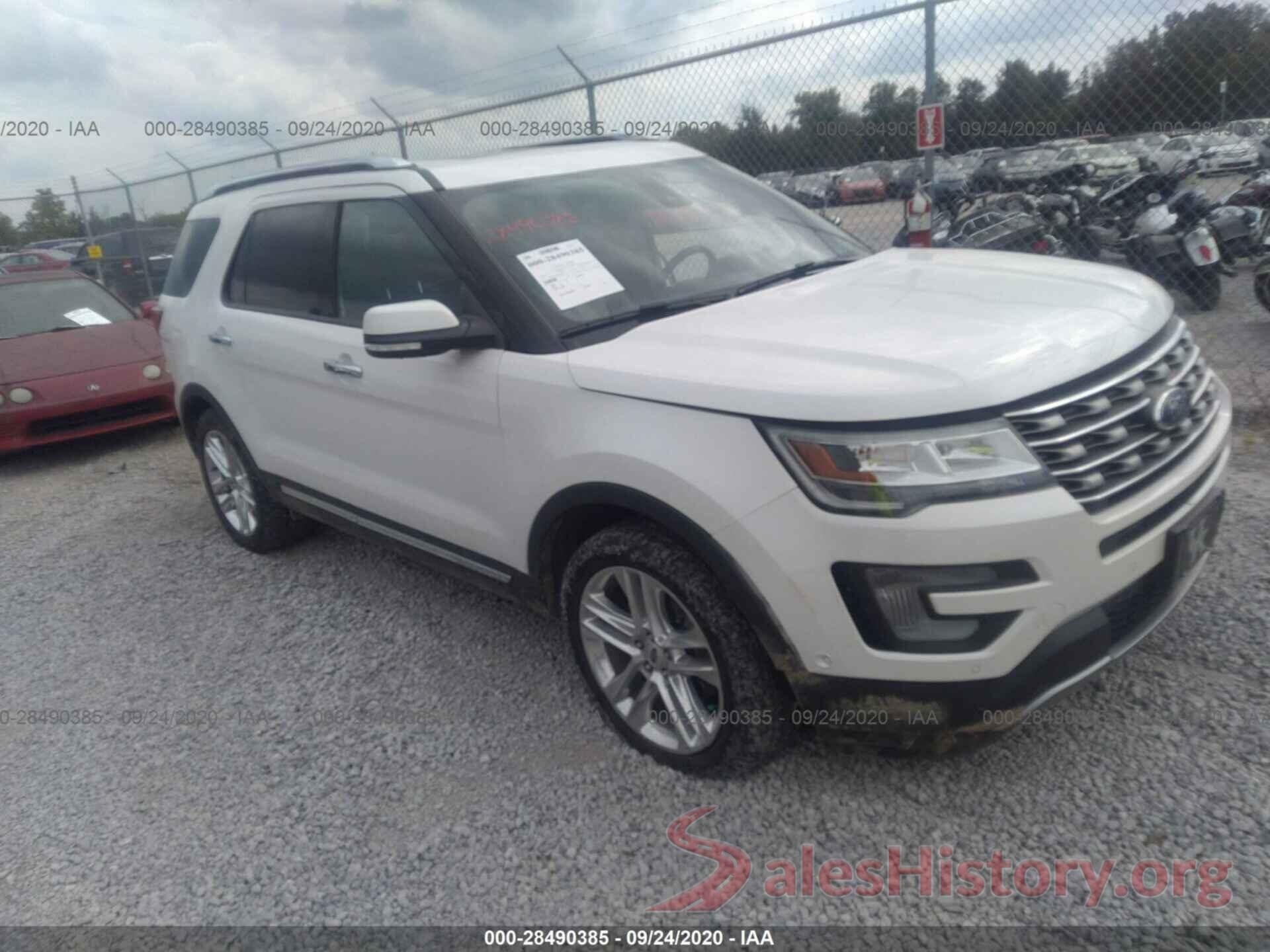 1FM5K8F84HGD38043 2017 FORD EXPLORER