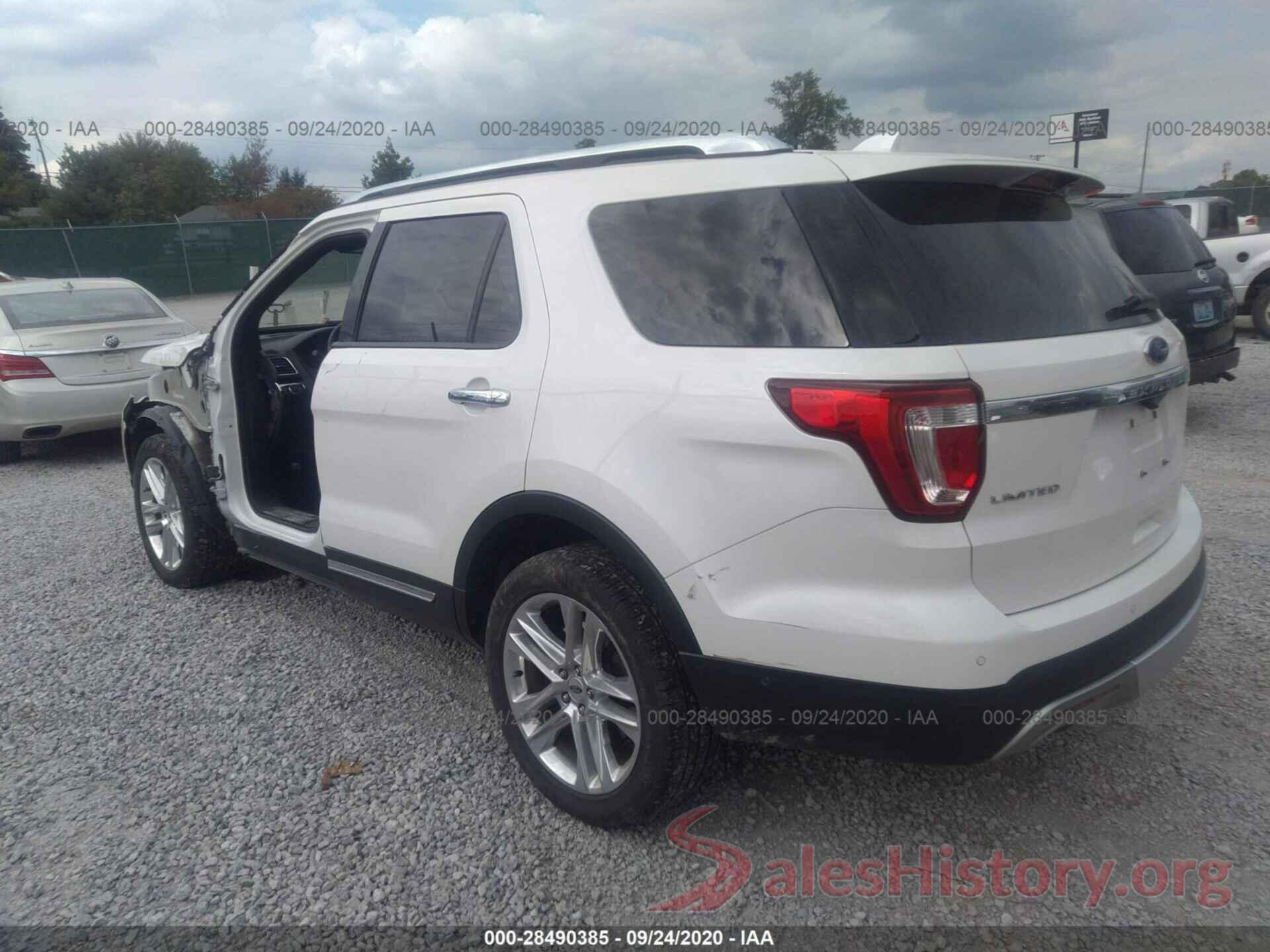 1FM5K8F84HGD38043 2017 FORD EXPLORER