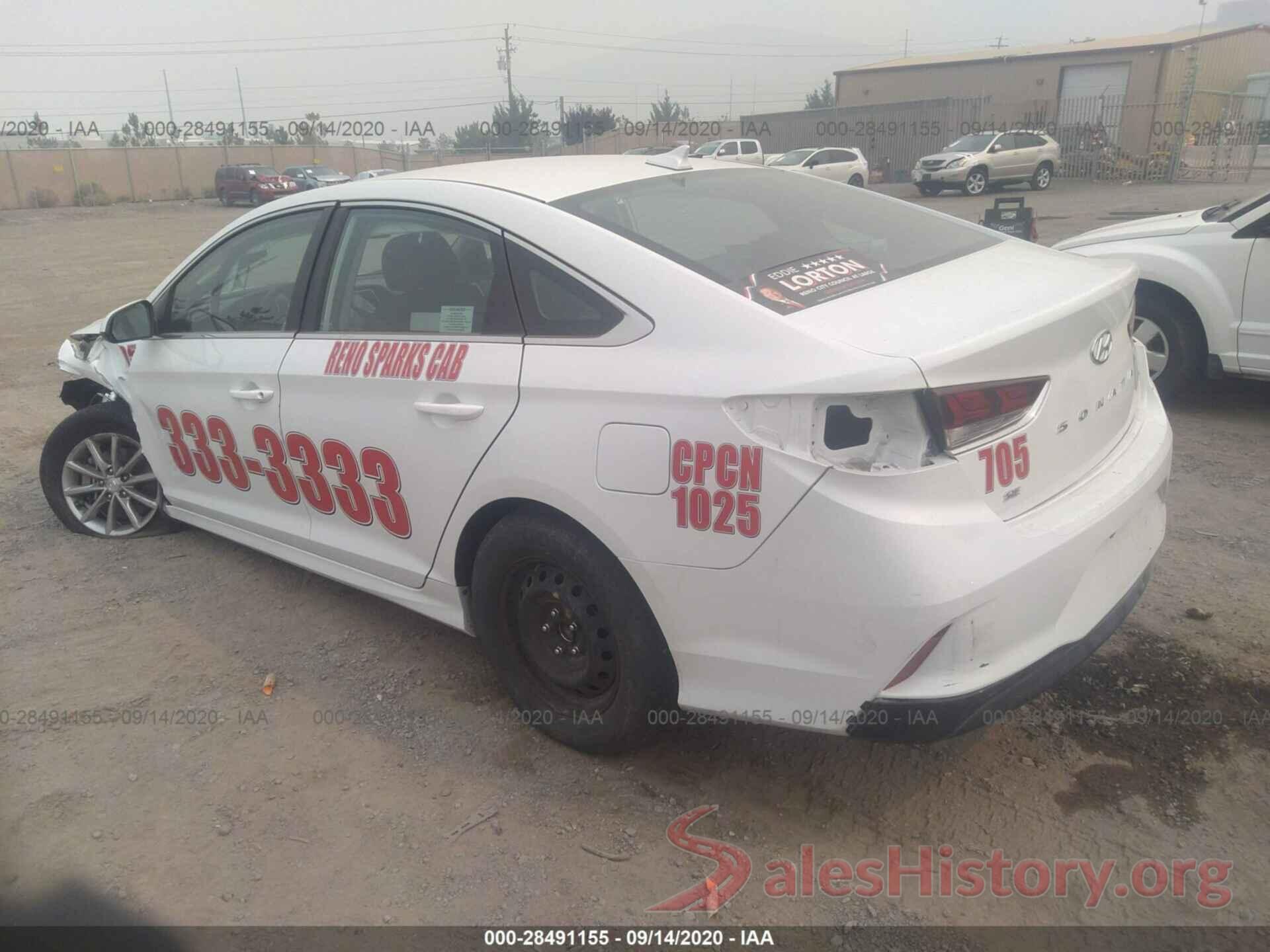 5NPE24AF0KH805822 2019 HYUNDAI SONATA