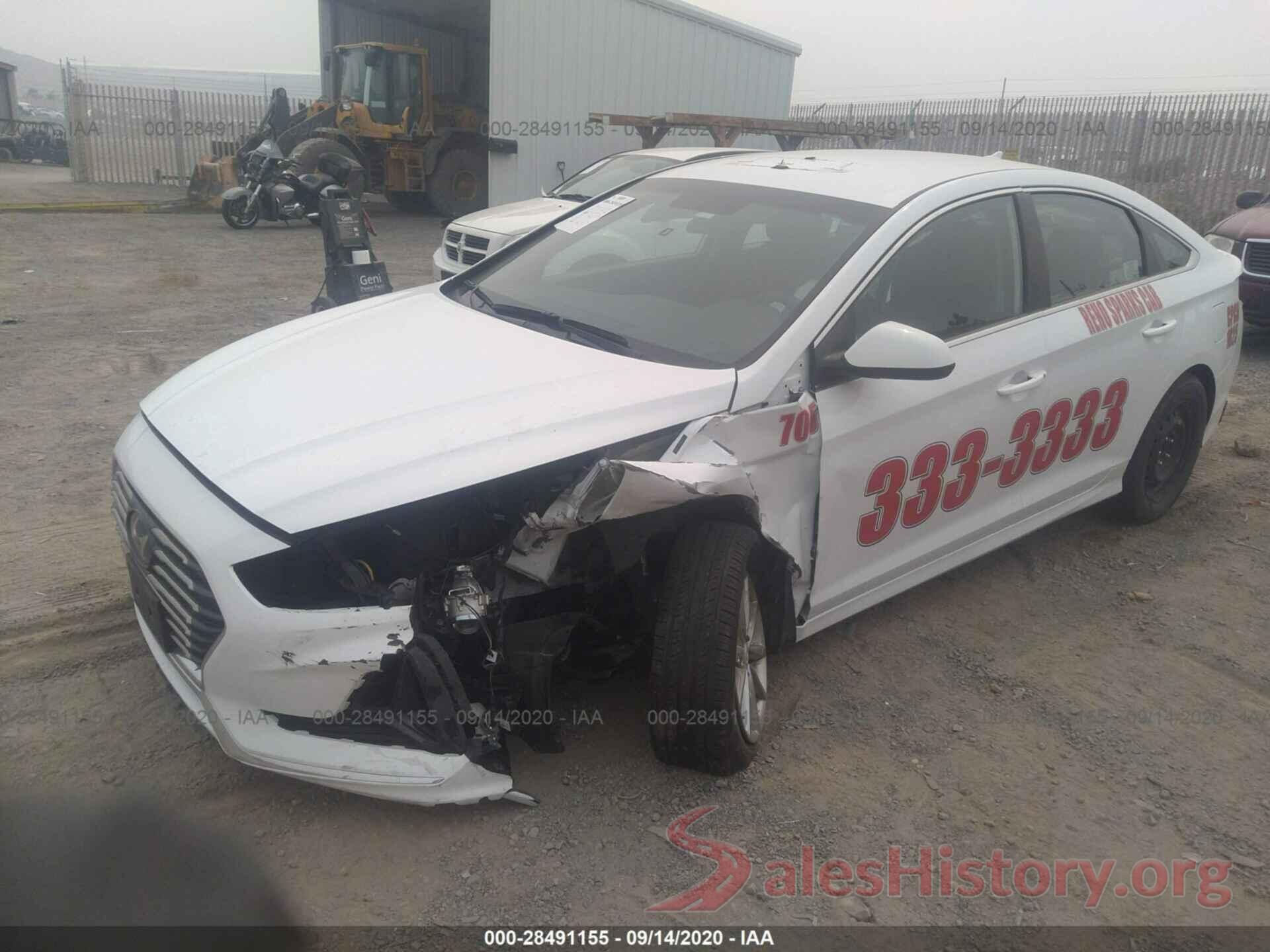 5NPE24AF0KH805822 2019 HYUNDAI SONATA