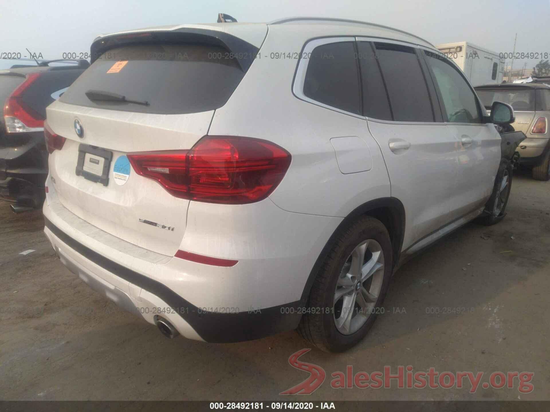 5UXTR7C56KLF37638 2019 BMW X3