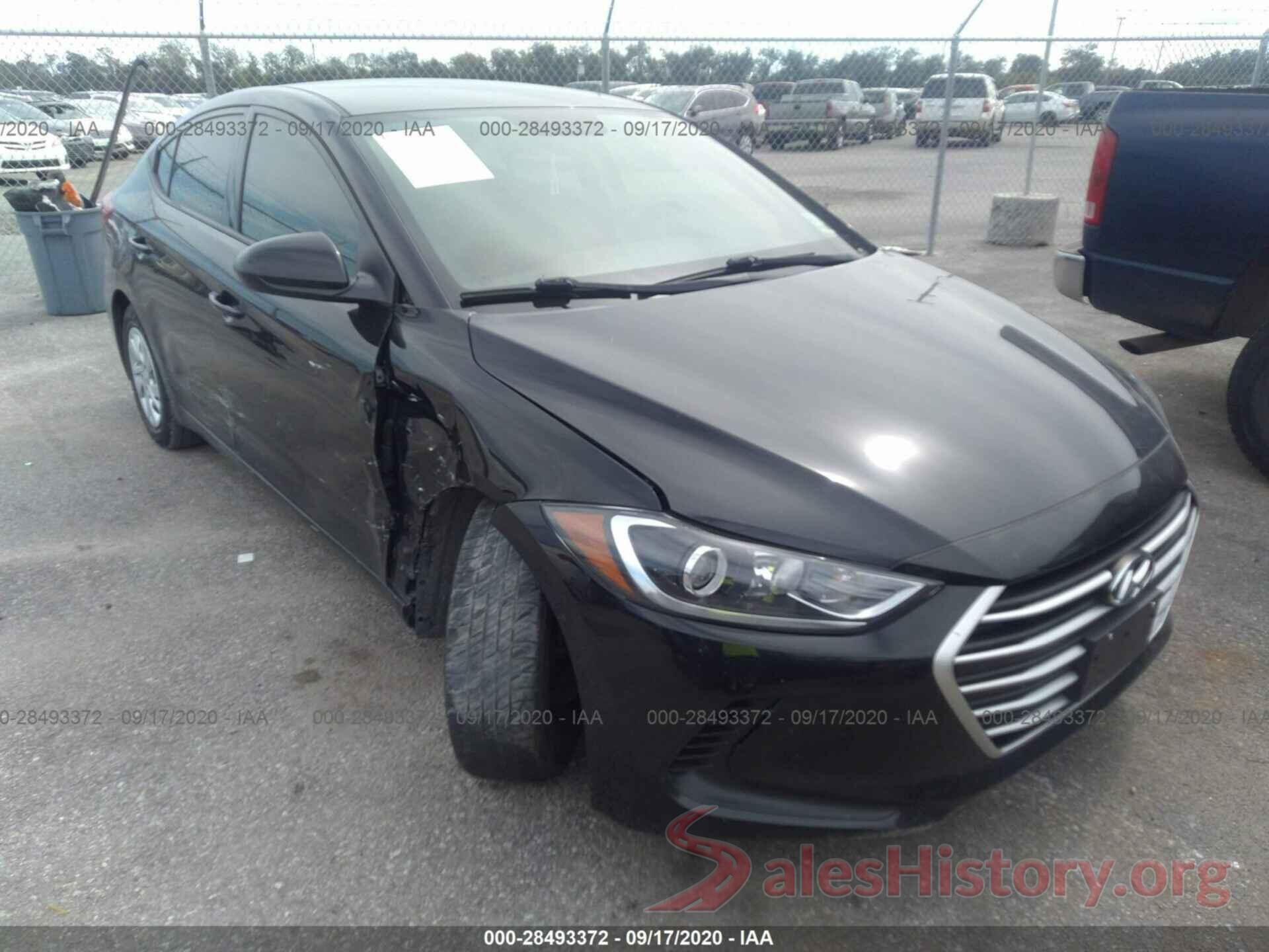 5NPD74LF6HH194987 2017 HYUNDAI ELANTRA