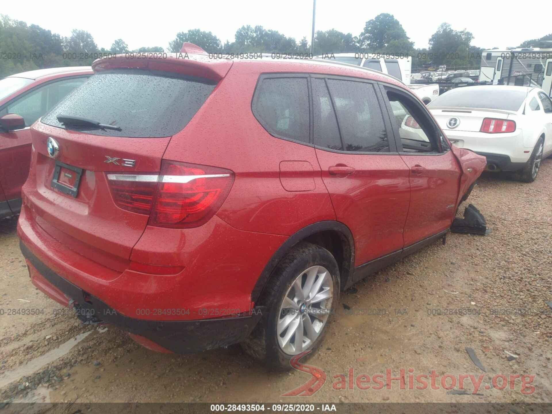 5UXWX9C35H0W73425 2017 BMW X3