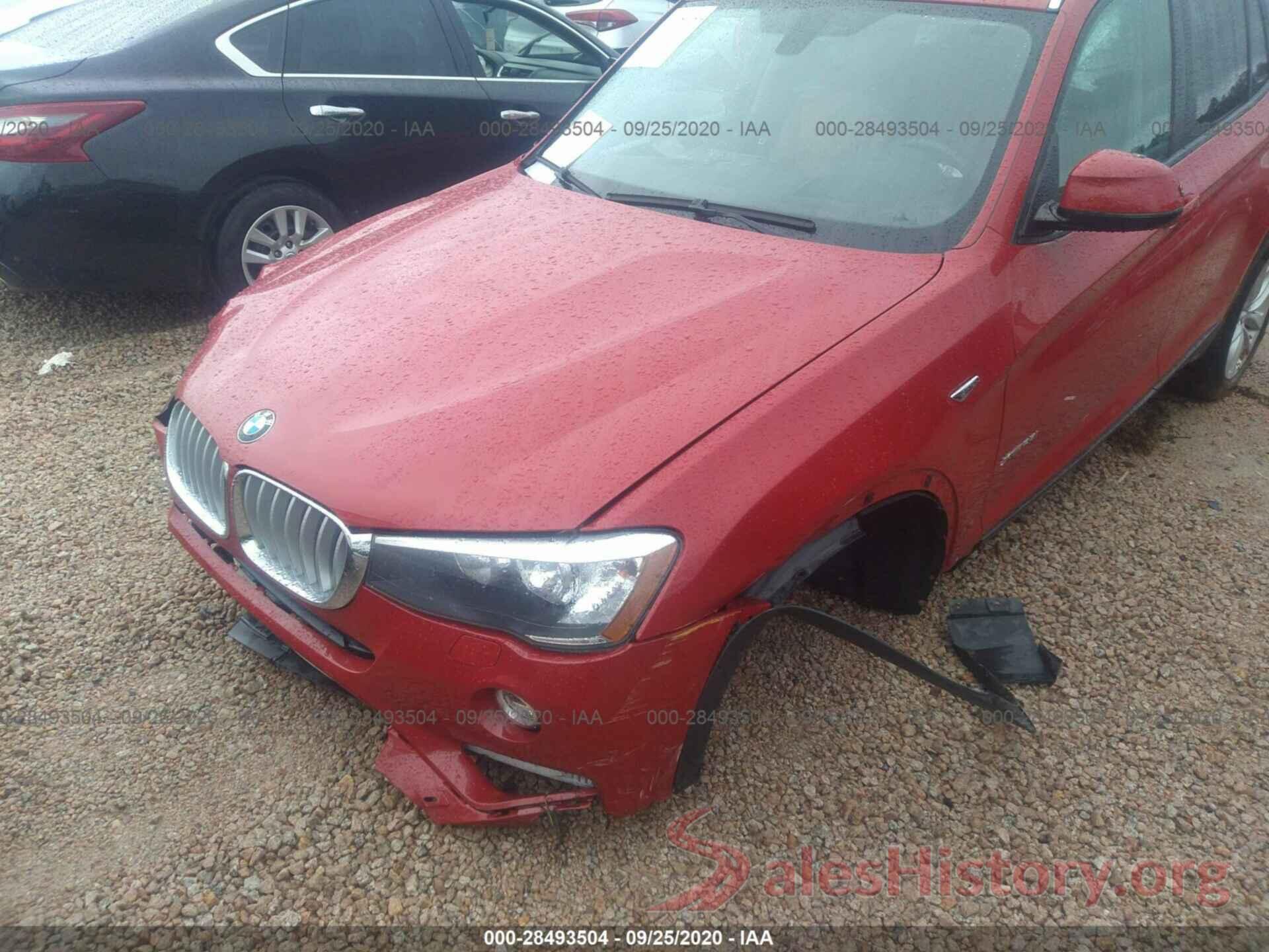 5UXWX9C35H0W73425 2017 BMW X3