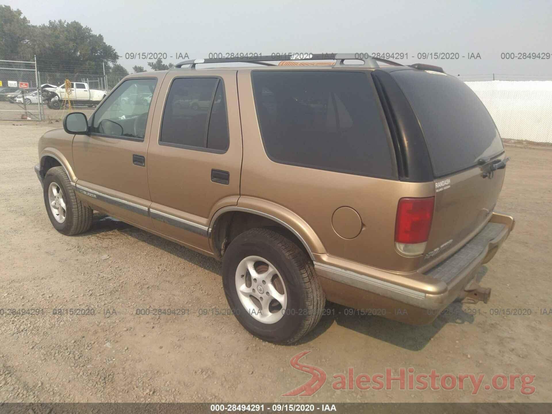 1GNDT13W0T2202528 1996 CHEVROLET BLAZER