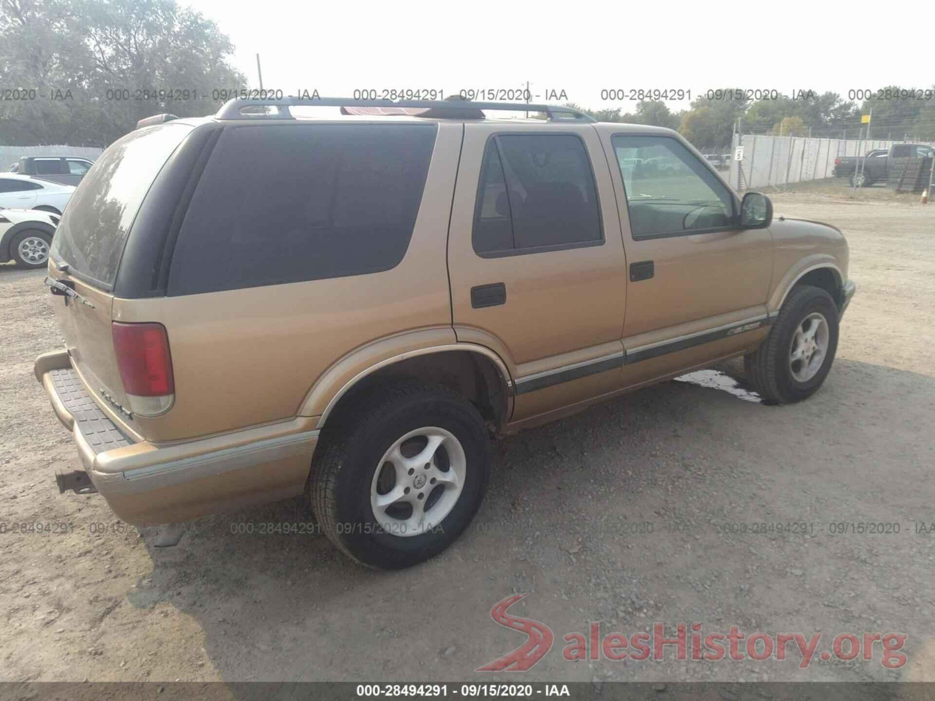 1GNDT13W0T2202528 1996 CHEVROLET BLAZER