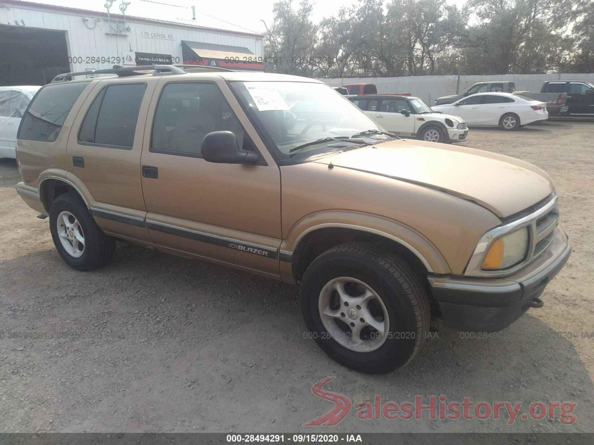 1GNDT13W0T2202528 1996 CHEVROLET BLAZER