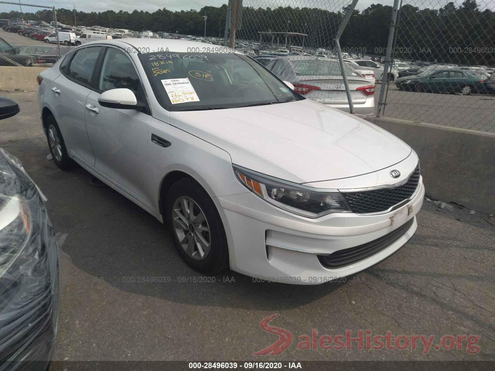 5XXGT4L34JG198150 2018 KIA OPTIMA