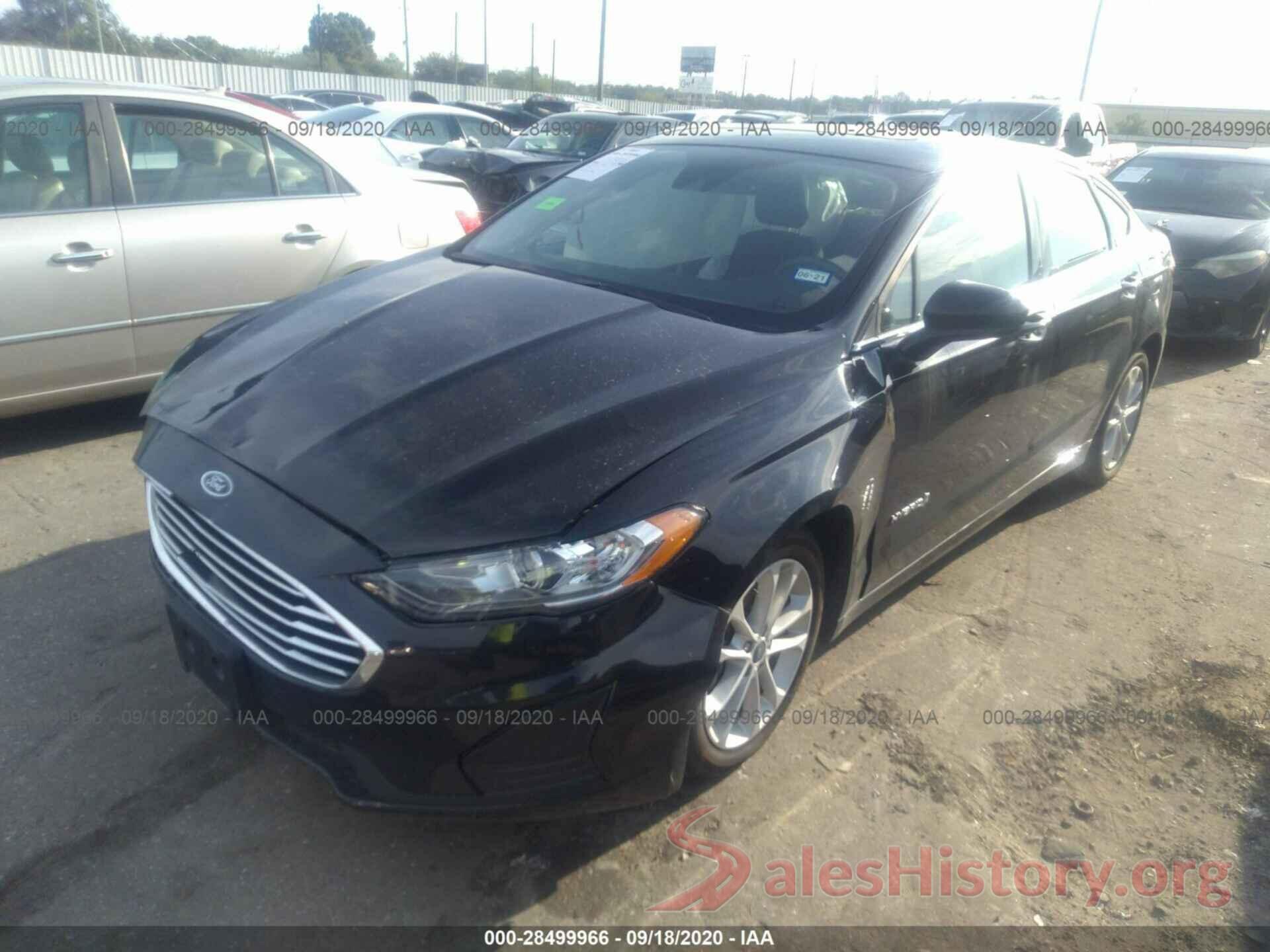 3FA6P0LU6KR262229 2019 FORD FUSION HYBRID