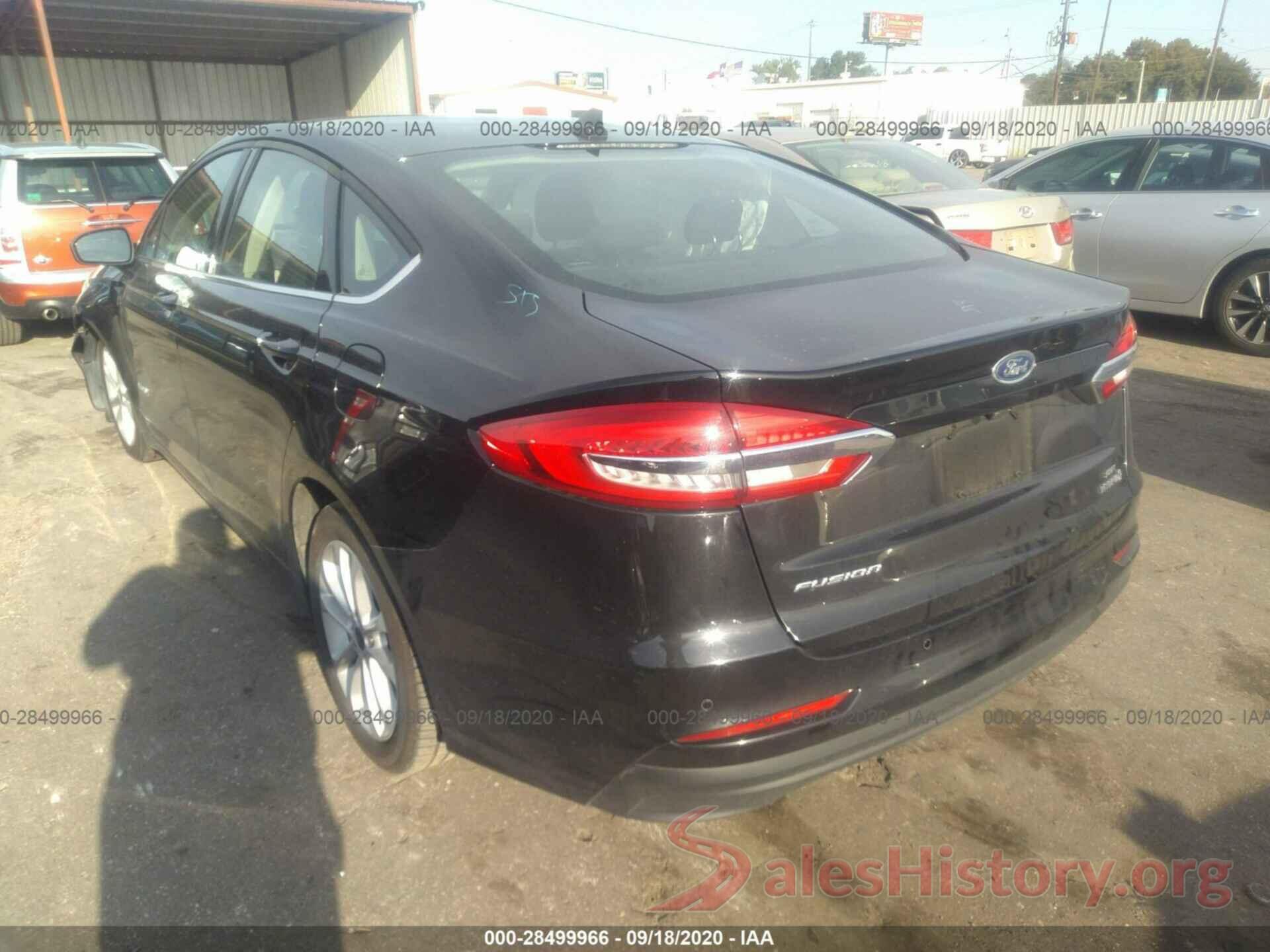 3FA6P0LU6KR262229 2019 FORD FUSION HYBRID