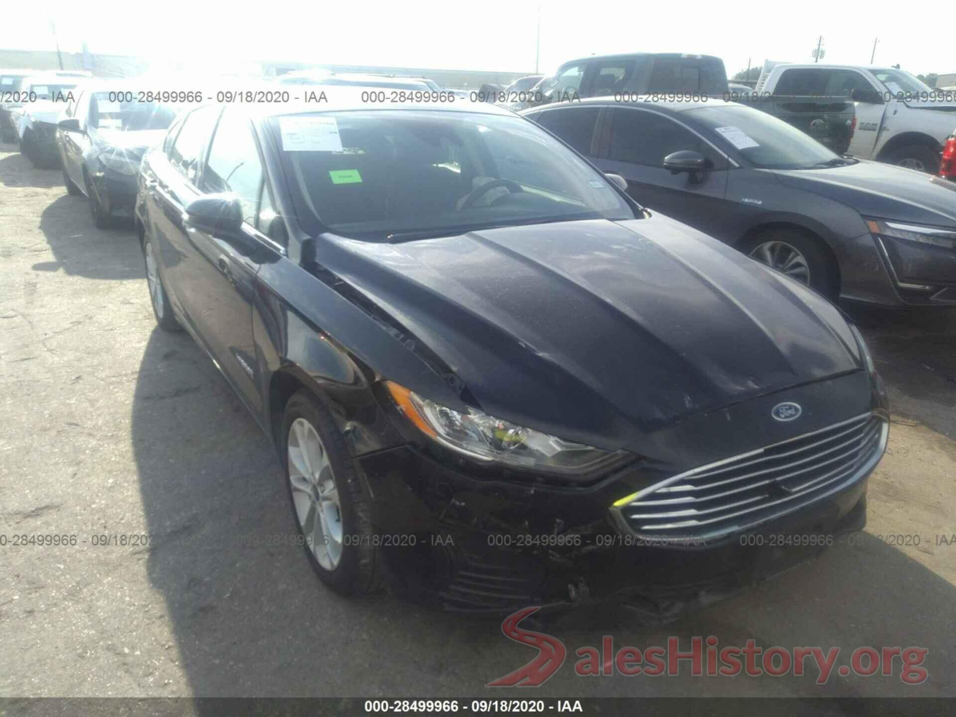 3FA6P0LU6KR262229 2019 FORD FUSION HYBRID