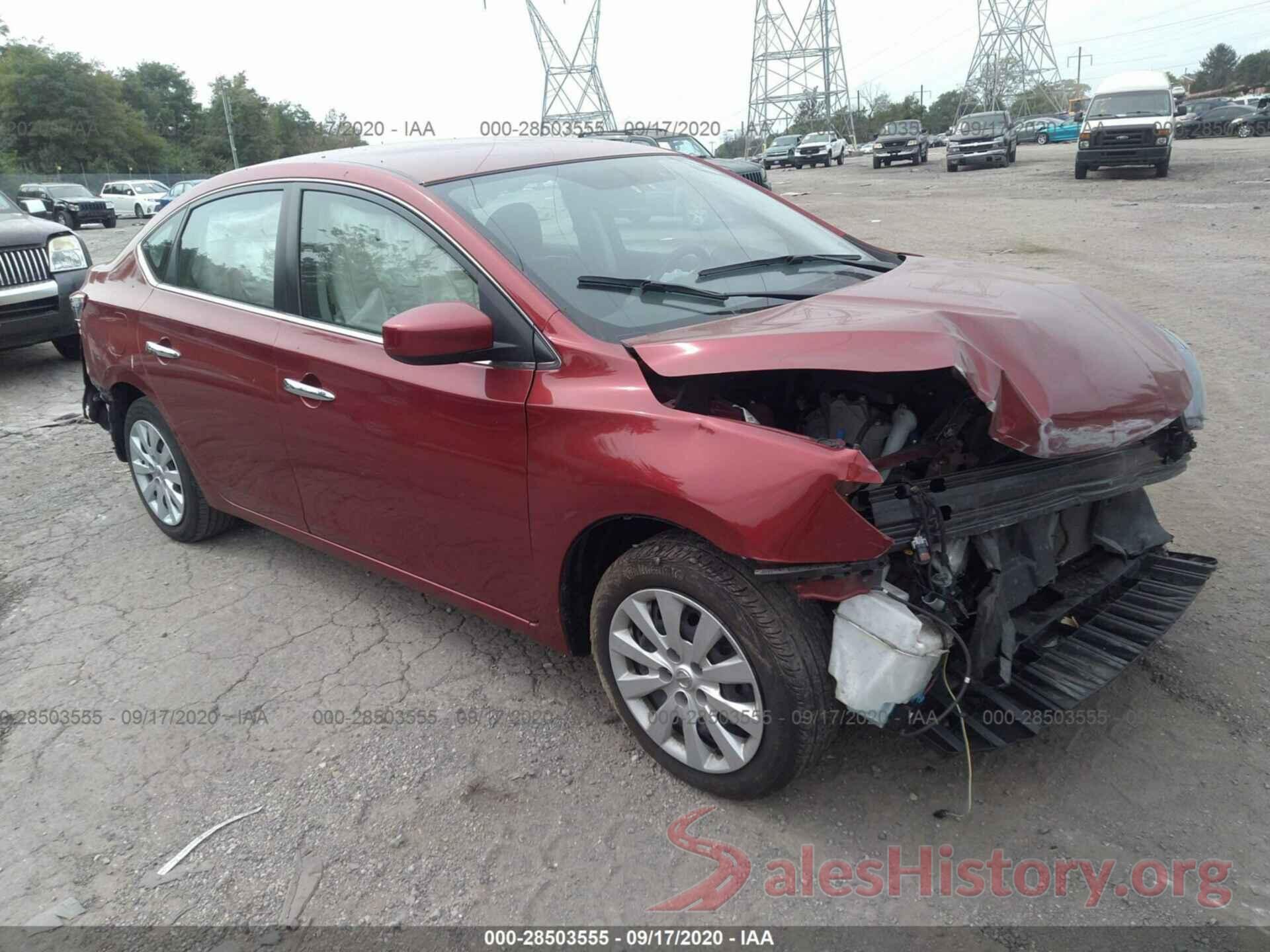 3N1AB7AP3HY318444 2017 NISSAN SENTRA