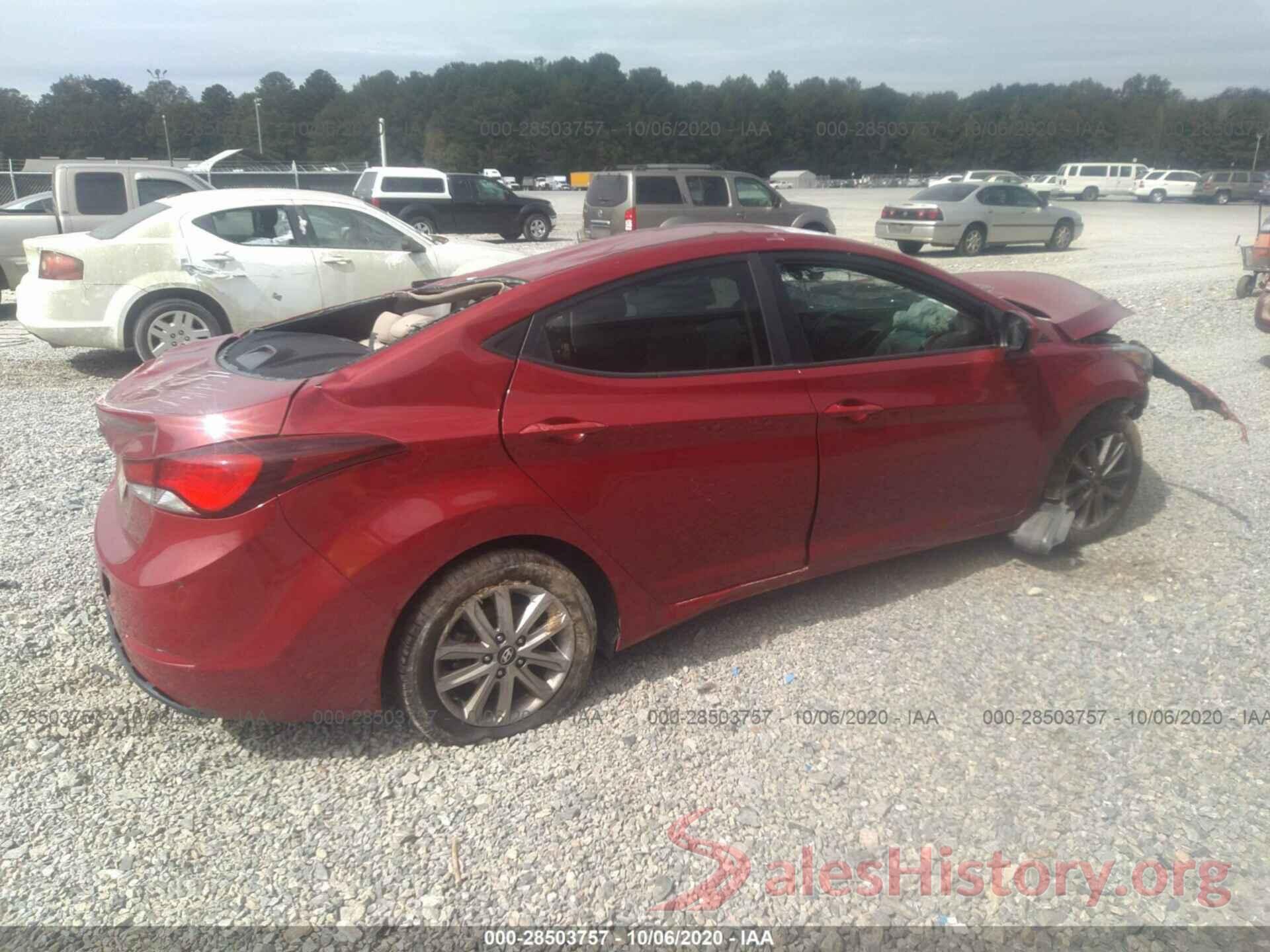 KMHDH4AE0GU619921 2016 HYUNDAI ELANTRA