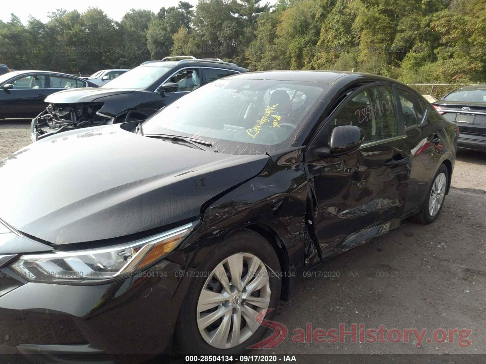 3N1AB8BV5LY220866 2020 NISSAN SENTRA