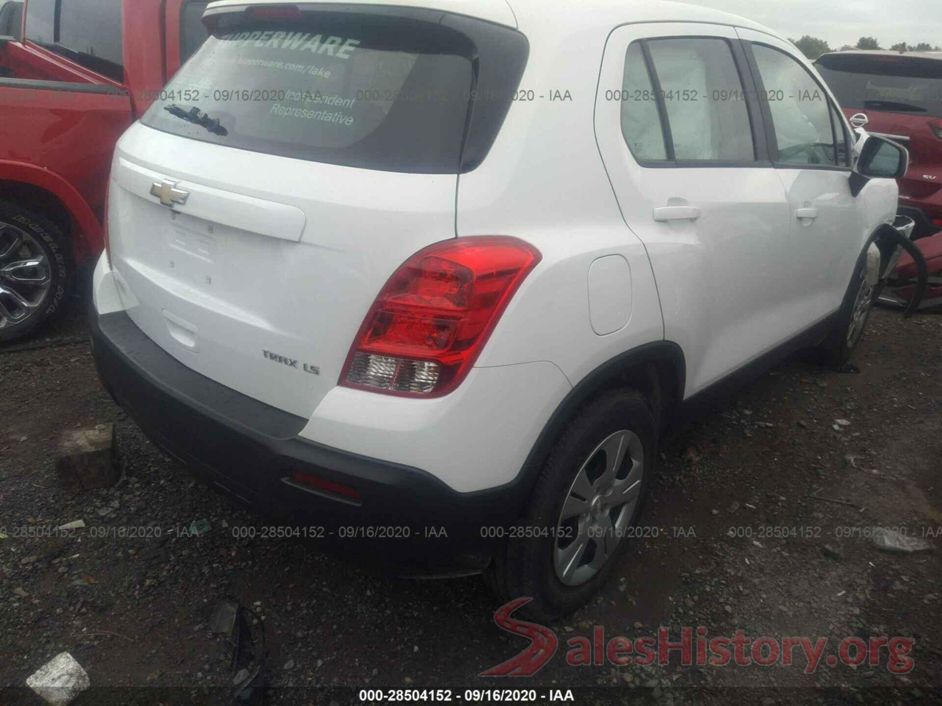 KL7CJKSB6GB670247 2016 CHEVROLET TRAX