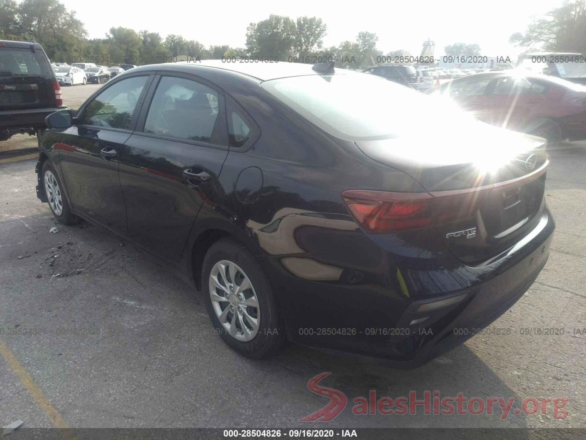 3KPF24AD1LE182316 2020 KIA FORTE