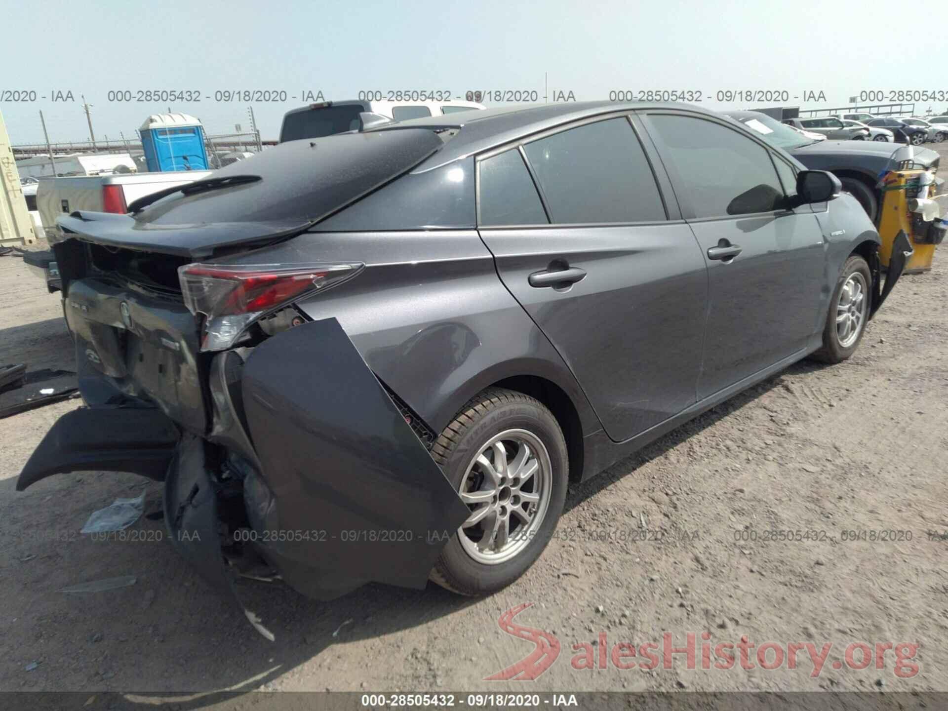 JTDKBRFU5J3060938 2018 TOYOTA PRIUS