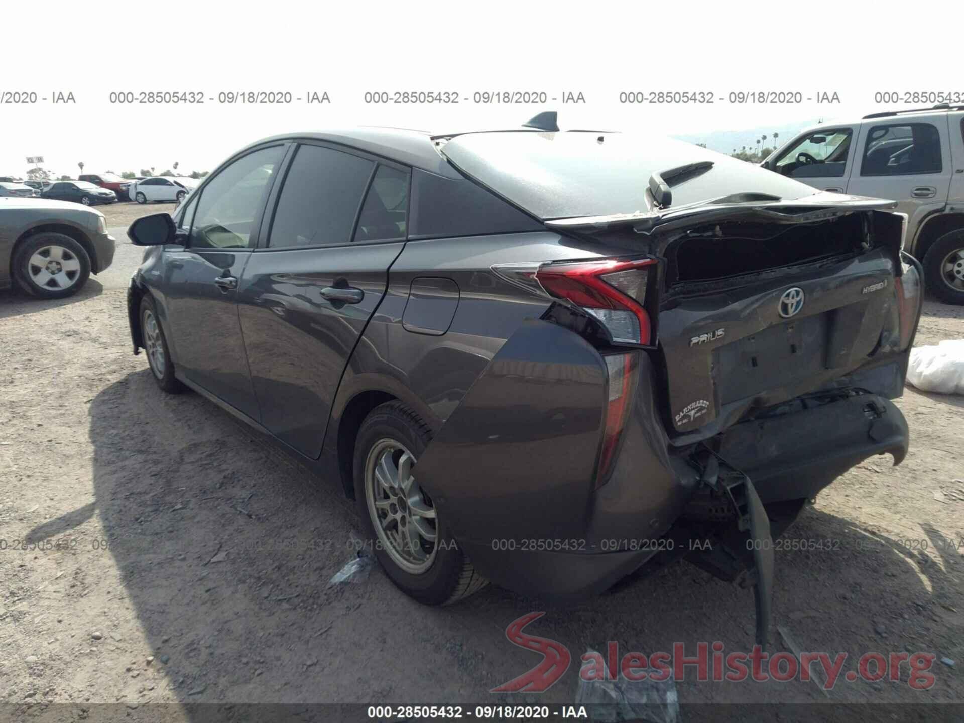 JTDKBRFU5J3060938 2018 TOYOTA PRIUS