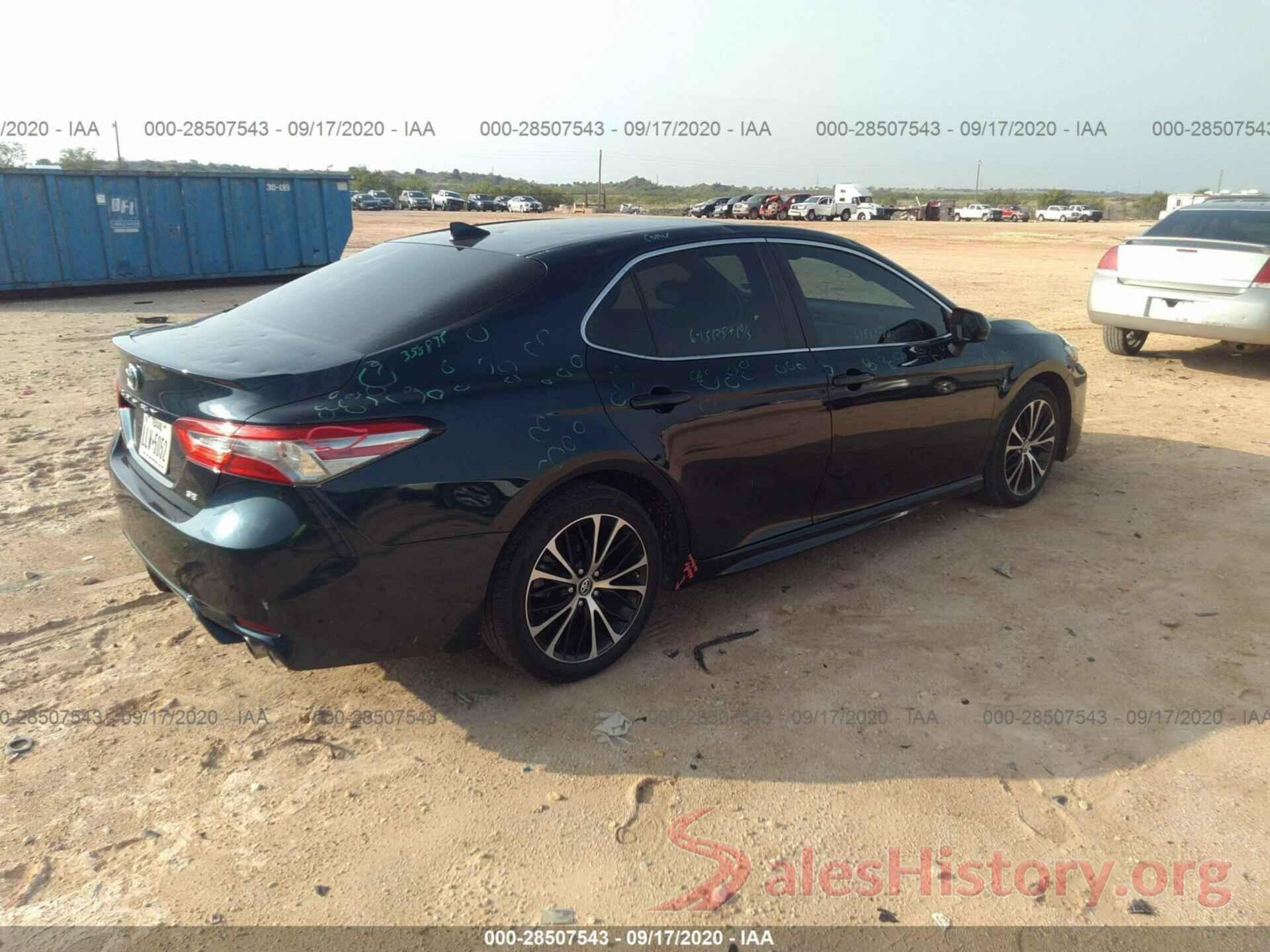 4T1B11HK9KU697046 2019 TOYOTA CAMRY