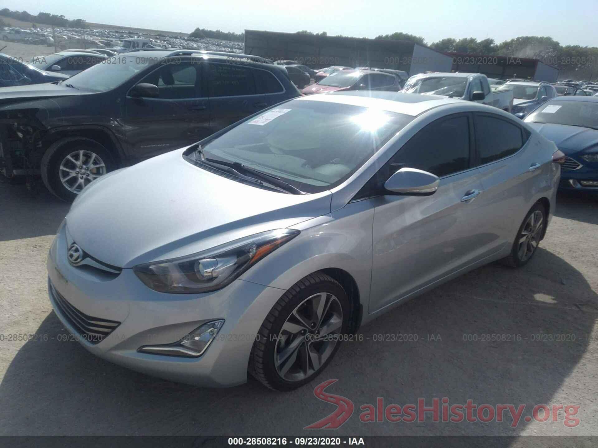 5NPDH4AE2GH691248 2016 HYUNDAI ELANTRA