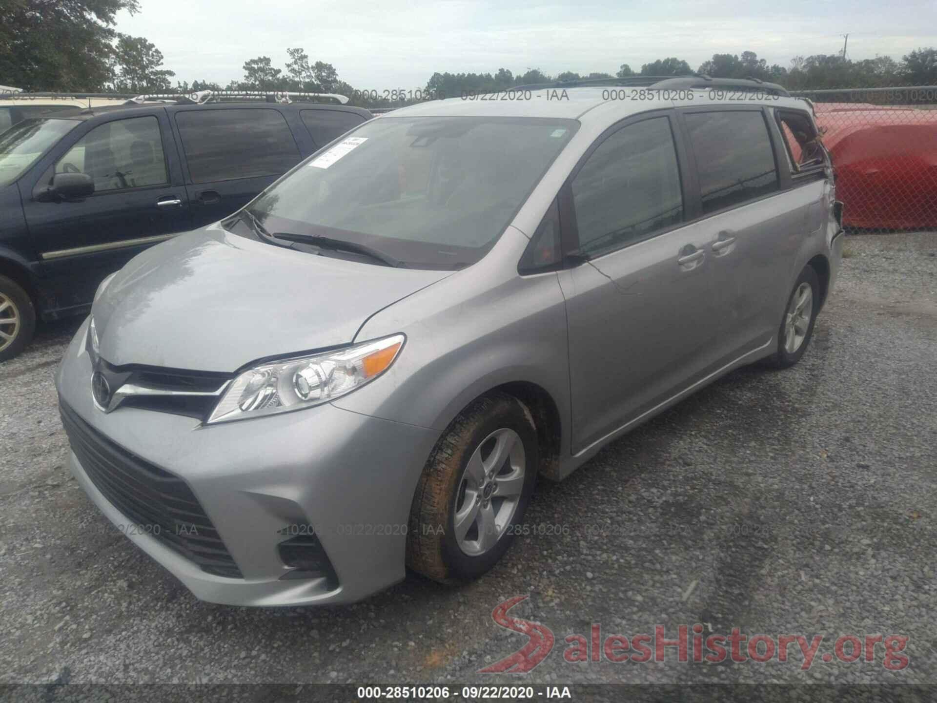 5TDKZ3DC8LS070321 2020 TOYOTA SIENNA