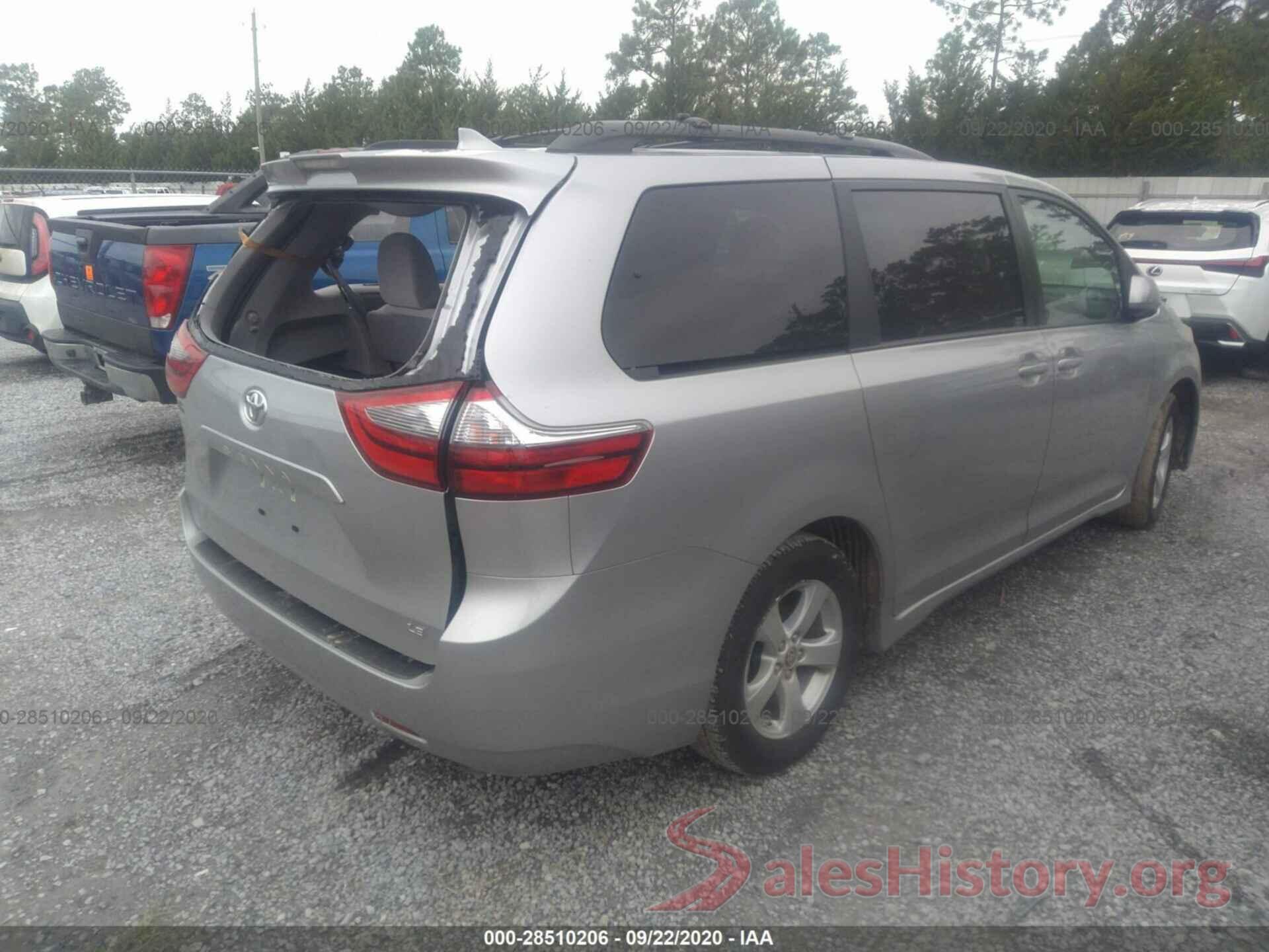 5TDKZ3DC8LS070321 2020 TOYOTA SIENNA