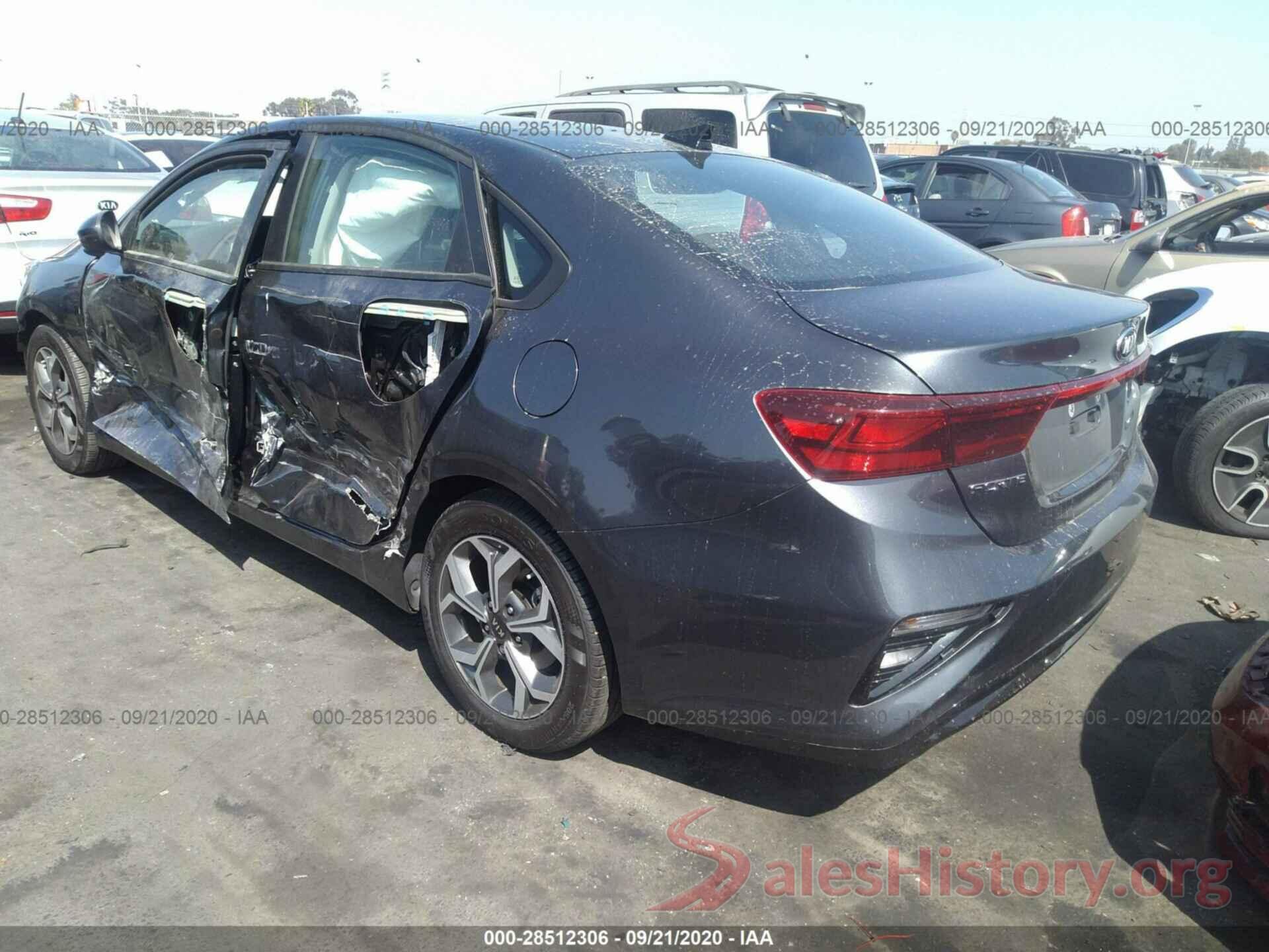 3KPF24AD2LE183880 2020 KIA FORTE