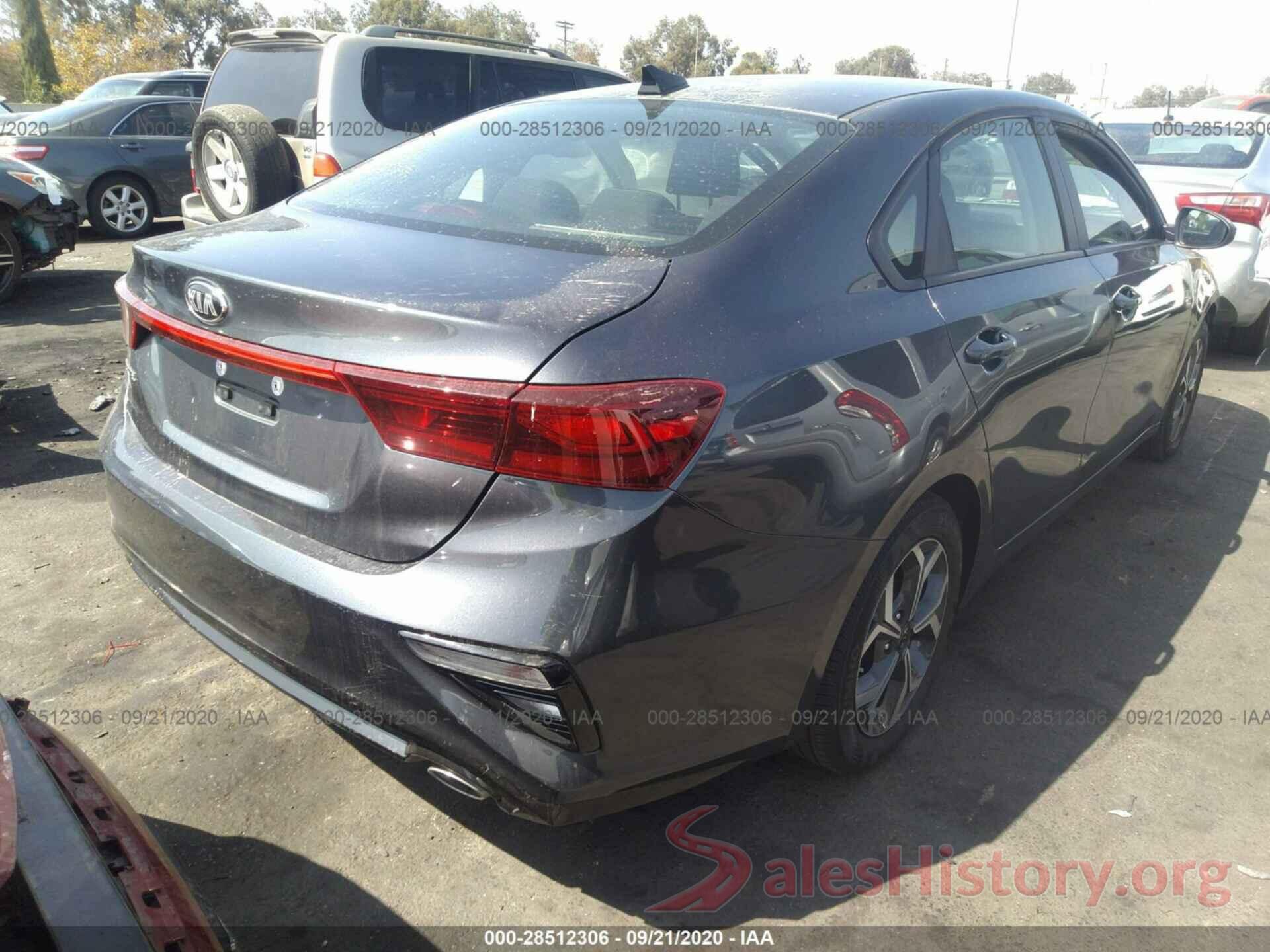 3KPF24AD2LE183880 2020 KIA FORTE