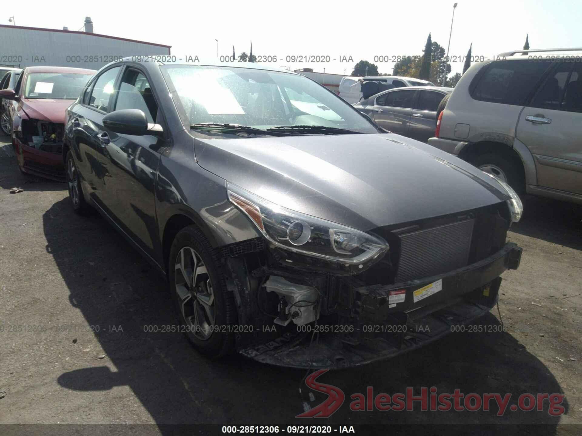 3KPF24AD2LE183880 2020 KIA FORTE