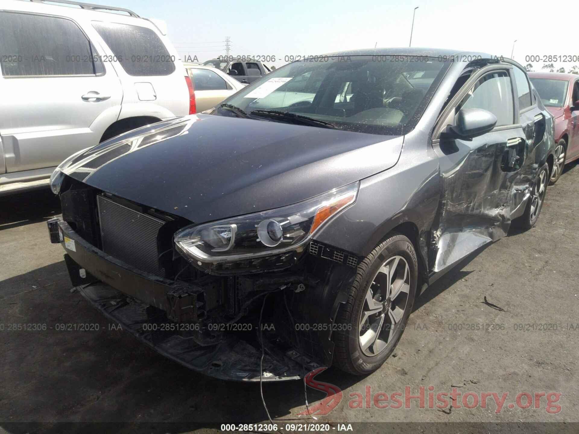 3KPF24AD2LE183880 2020 KIA FORTE