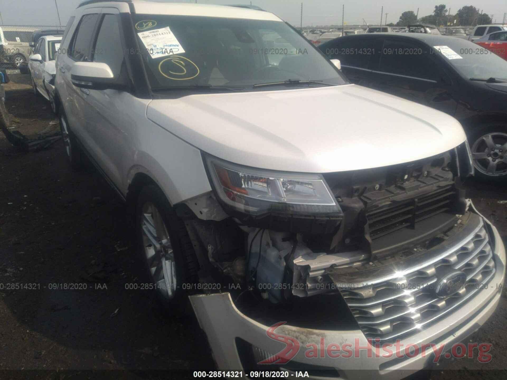 1FM5K7F85GGA82861 2016 FORD EXPLORER