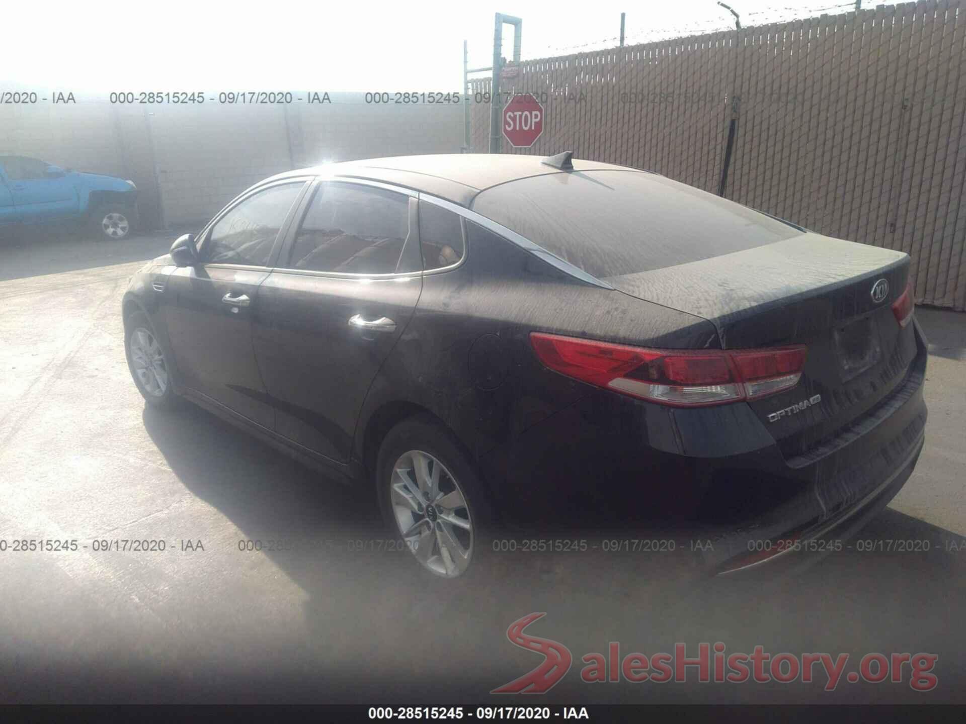 5XXGT4L3XGG116737 2016 KIA OPTIMA