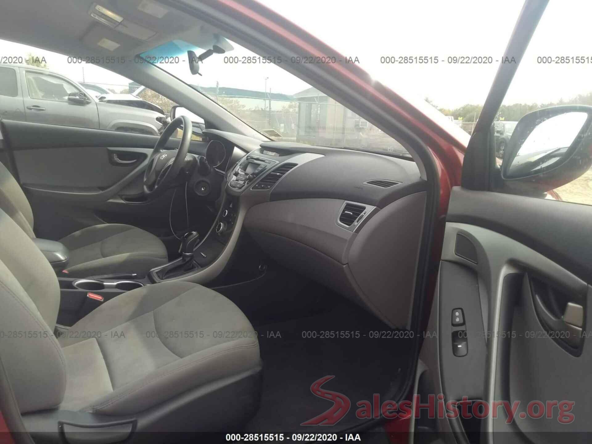 5NPDH4AE0GH787492 2016 HYUNDAI ELANTRA