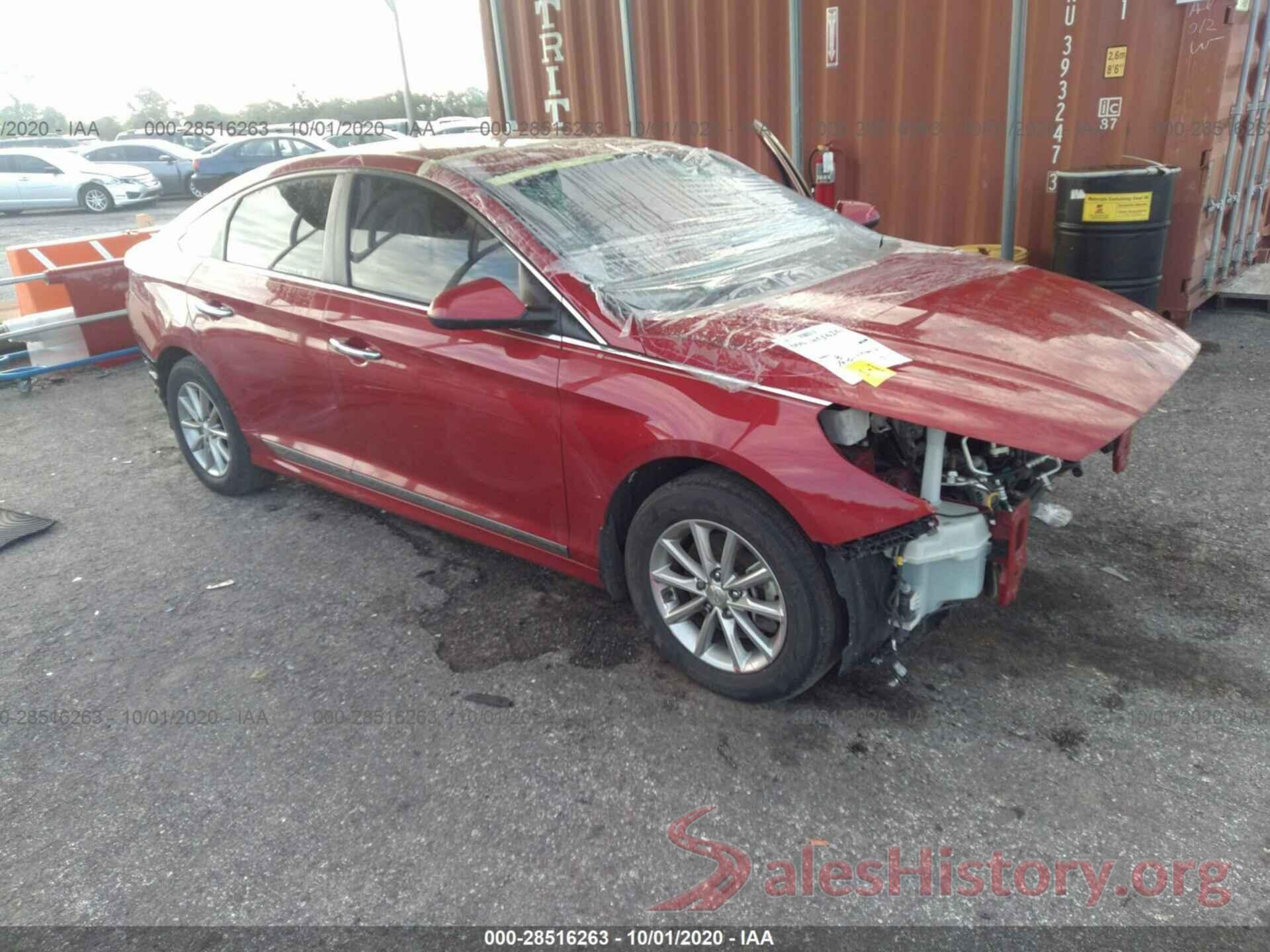 5NPE24AF0JH691609 2018 HYUNDAI SONATA