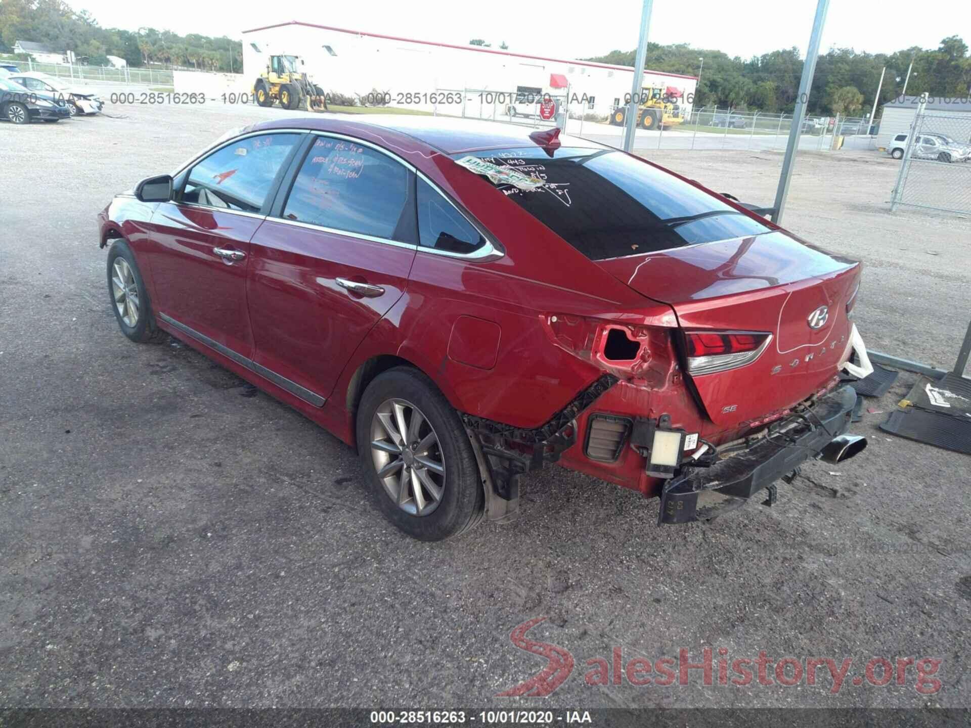 5NPE24AF0JH691609 2018 HYUNDAI SONATA