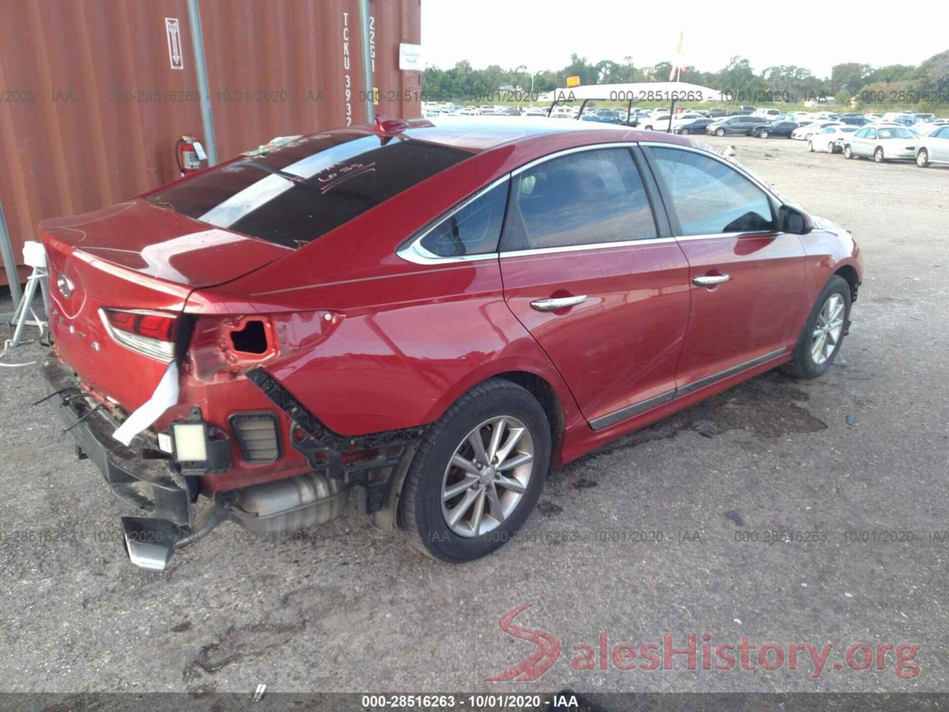 5NPE24AF0JH691609 2018 HYUNDAI SONATA