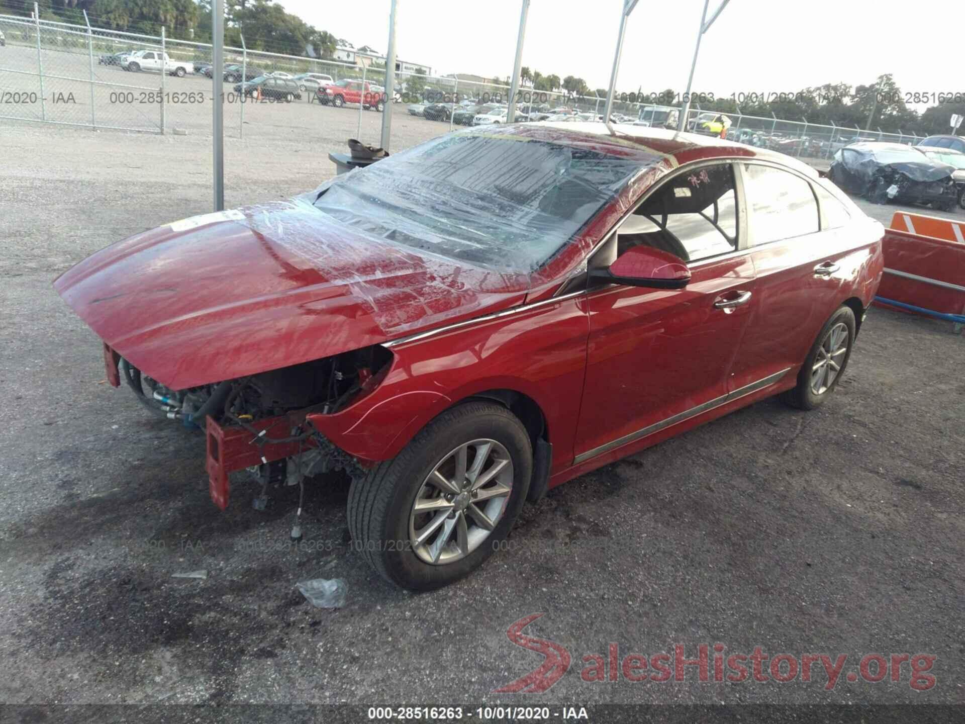 5NPE24AF0JH691609 2018 HYUNDAI SONATA