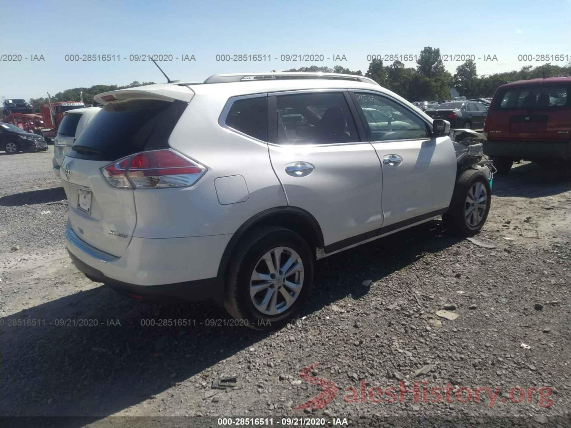 5N1AT2MVXGC922244 2016 NISSAN ROGUE