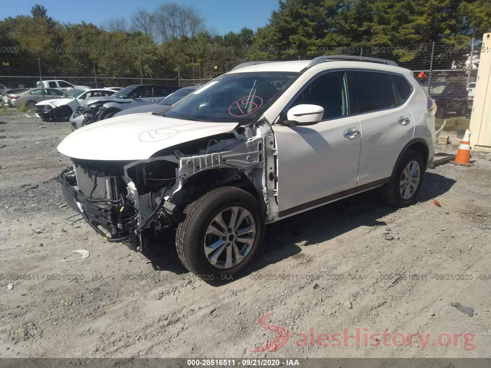 5N1AT2MVXGC922244 2016 NISSAN ROGUE