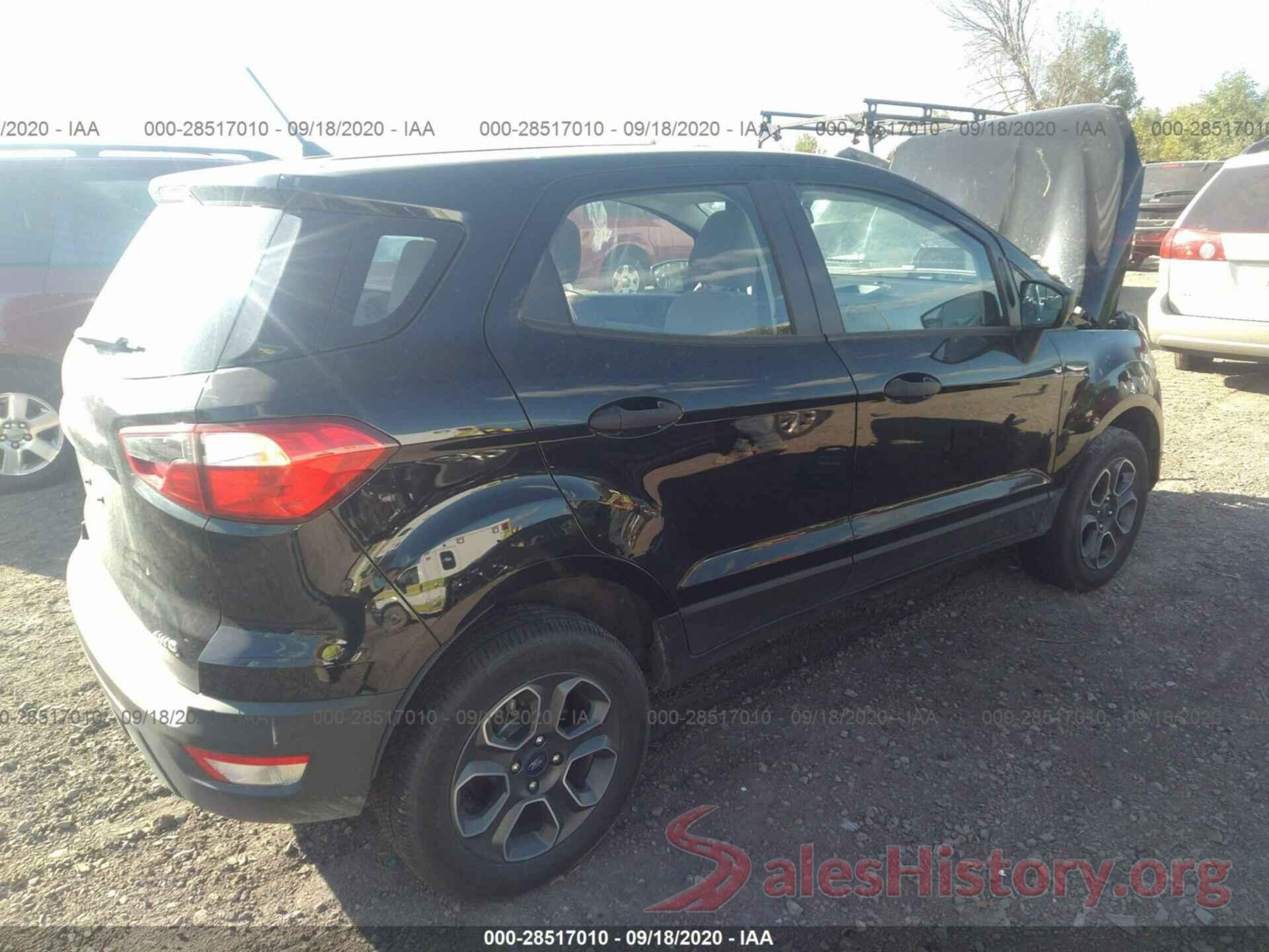 MAJ6S3FL3KC276106 2019 FORD ECOSPORT