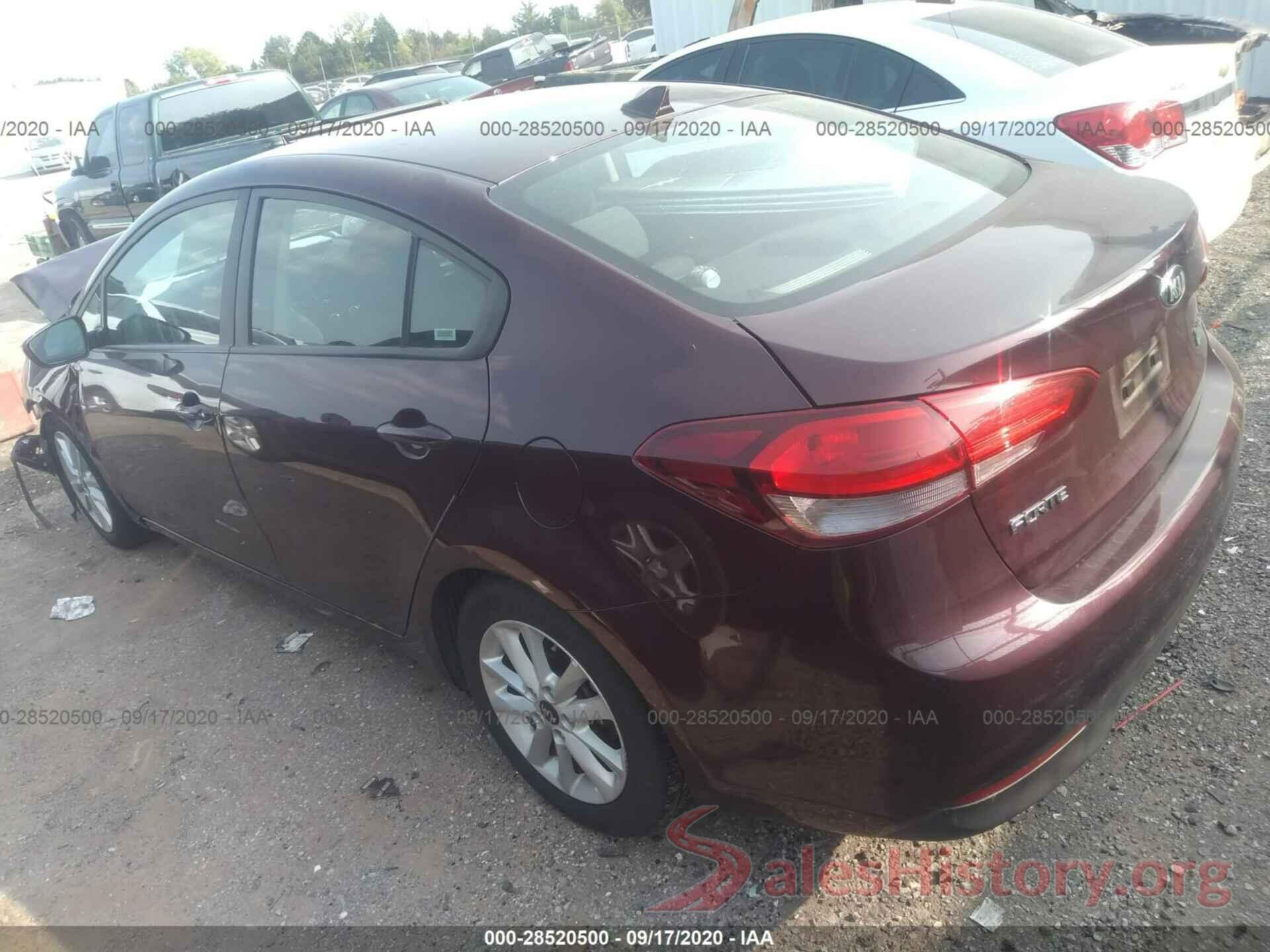 3KPFL4A70HE014200 2017 KIA FORTE