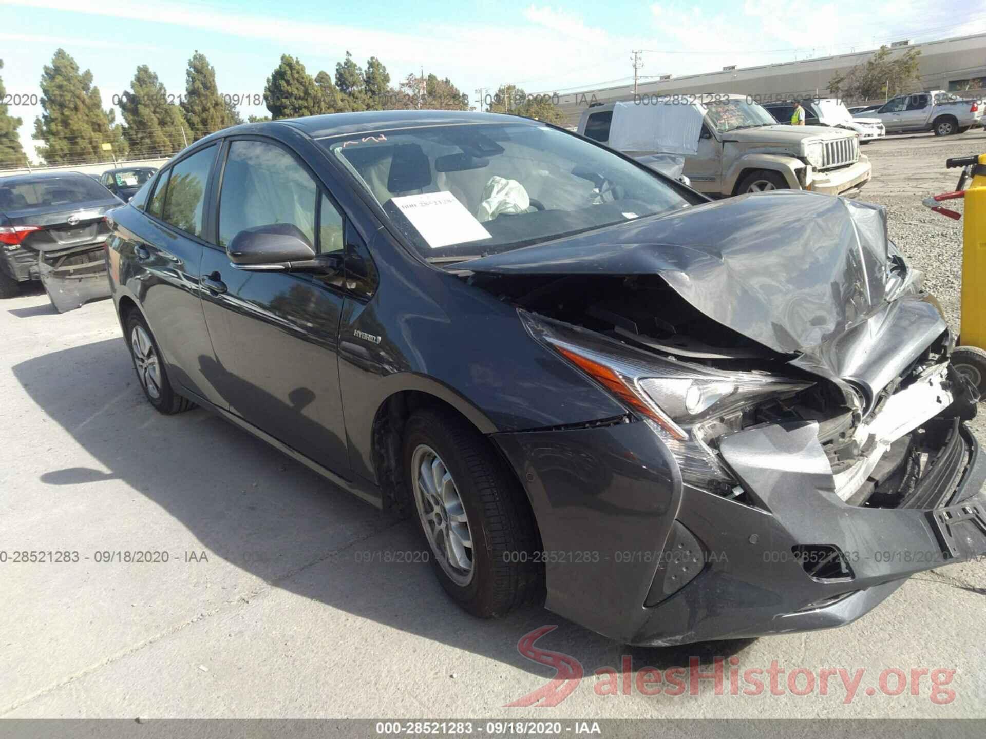 JTDKBRFU0H3042213 2017 TOYOTA PRIUS