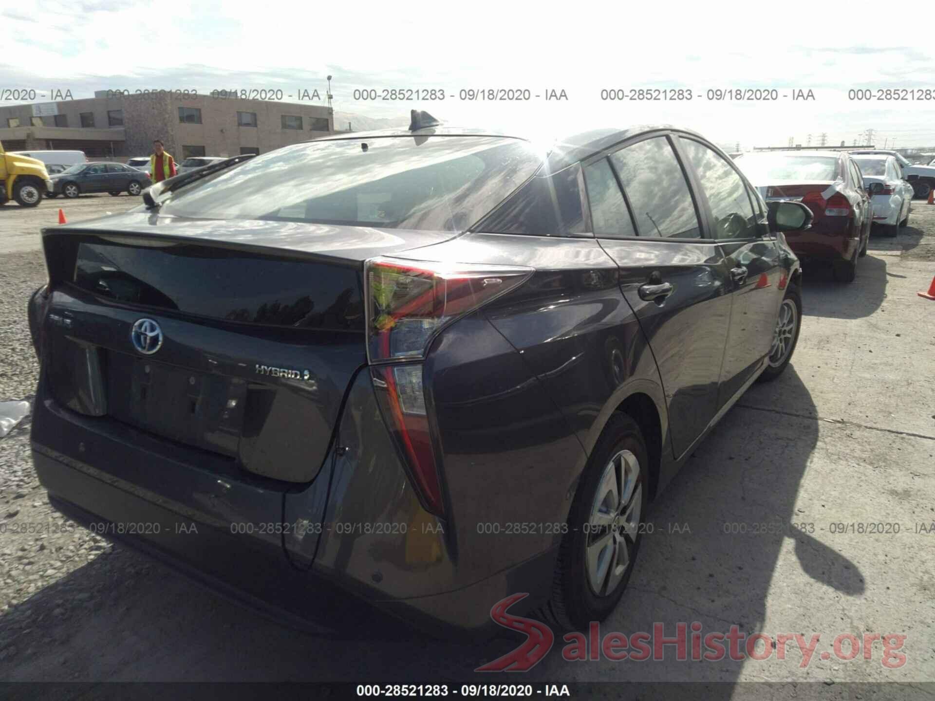 JTDKBRFU0H3042213 2017 TOYOTA PRIUS